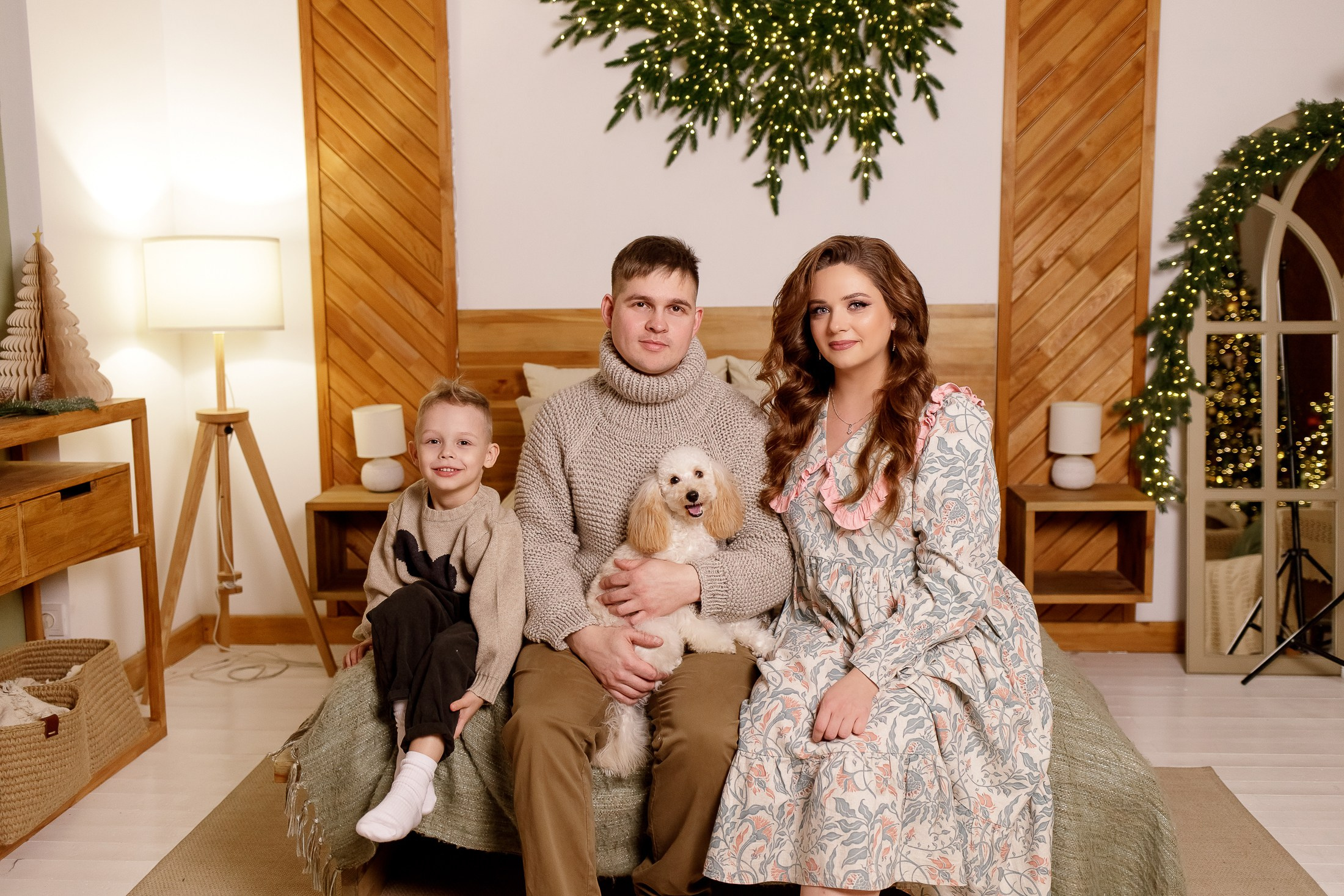 Семейная фотосессия. Фотограф Симонова Юлия. Пенза. Новогодняя фотосессия