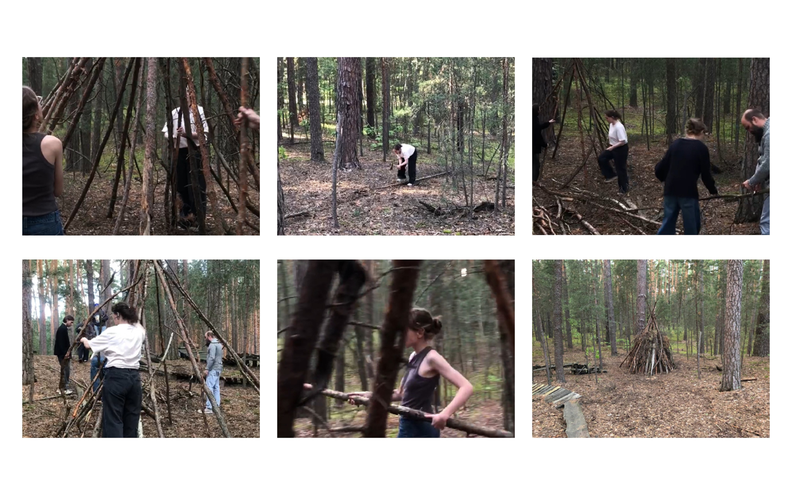 Hut of branches. Maria Pilkevich