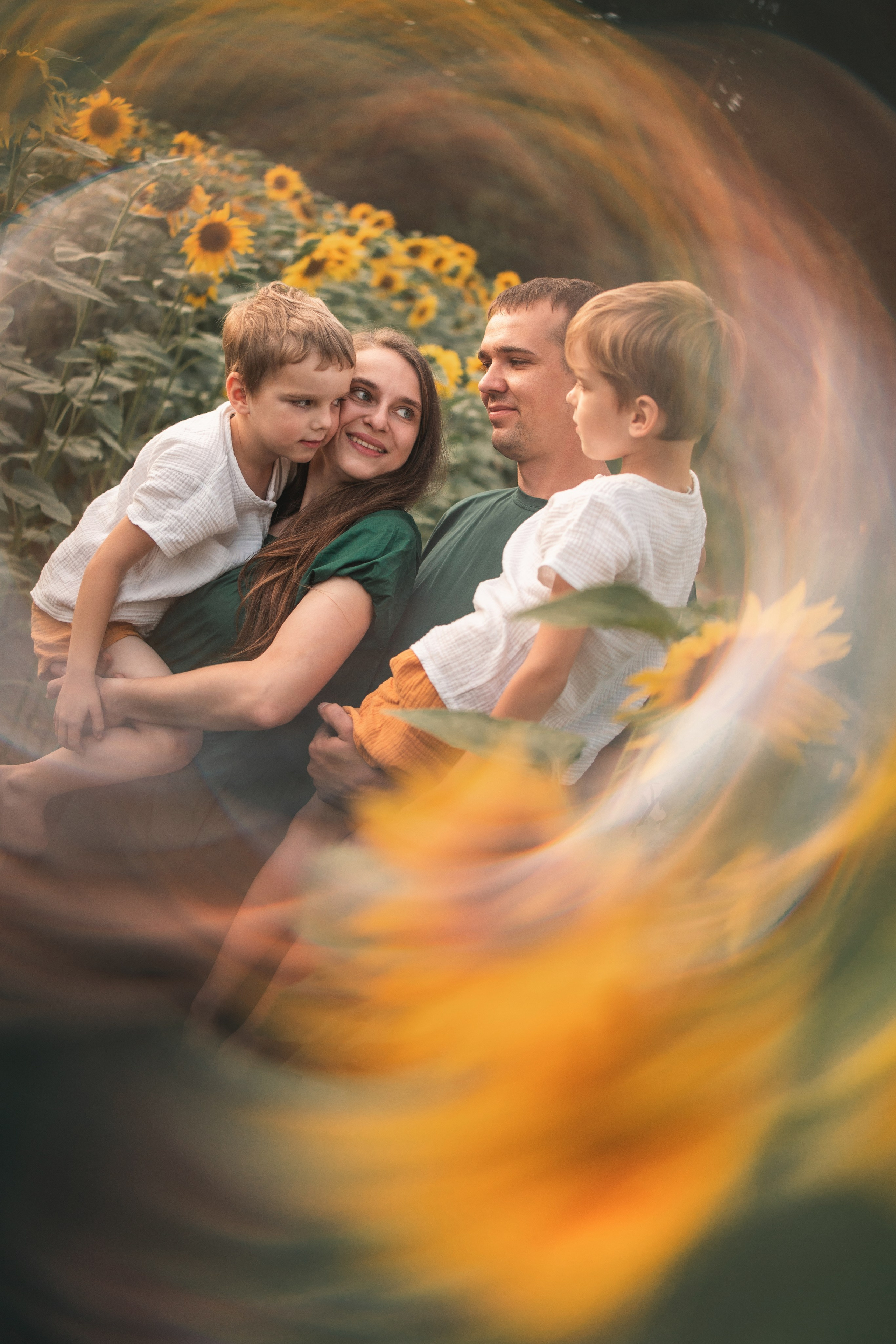 ПОДСОЛНУХИ. Семья Елизаветы. Фотограф Марта Козел. Гродно, Беларусь