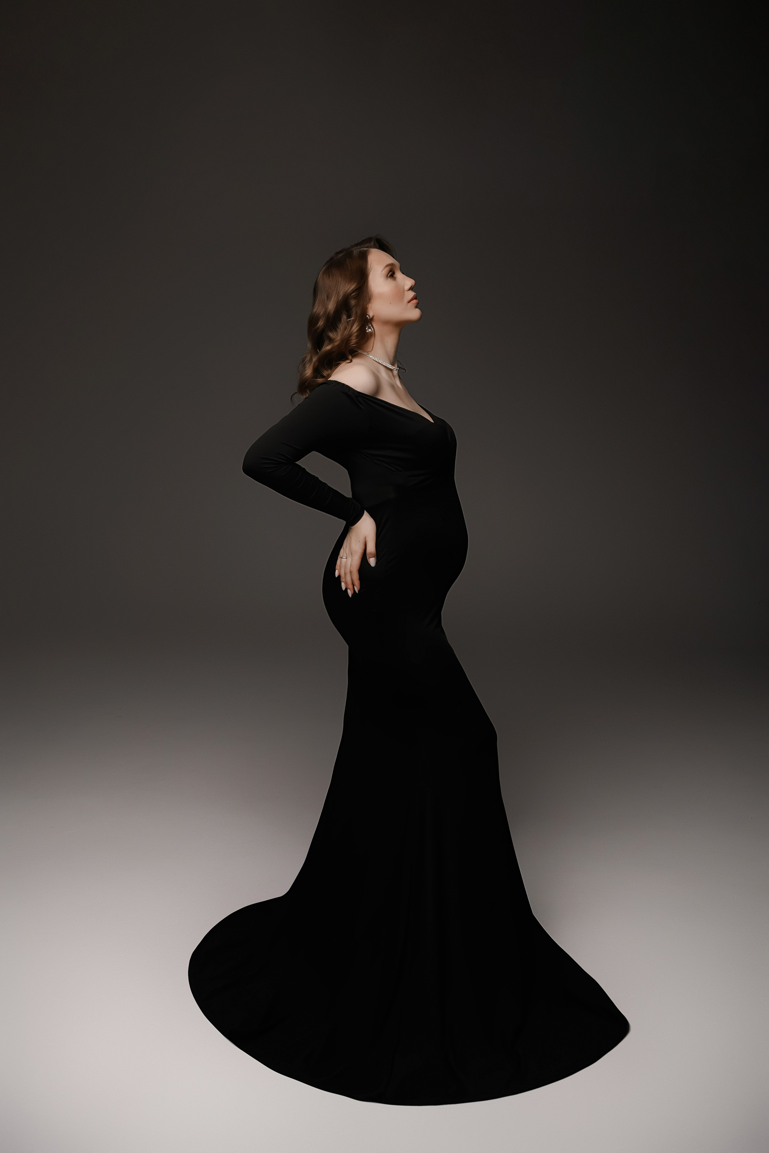 Черное платье 44-50. Фотограф Анна Качан
