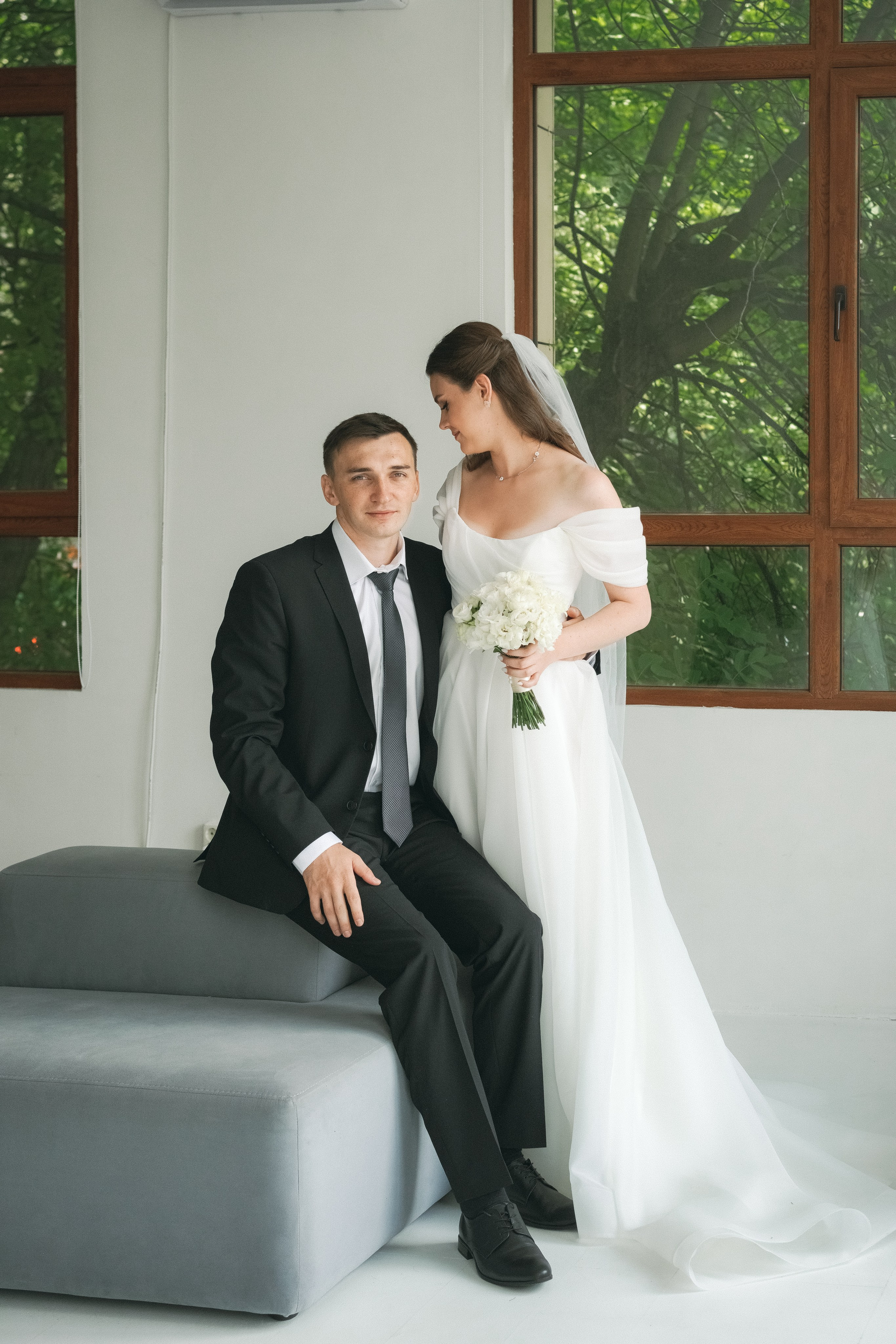 Свадебная история в студии. Свадебный и семейный фотограф Афанасьева Анна в Кисловодске