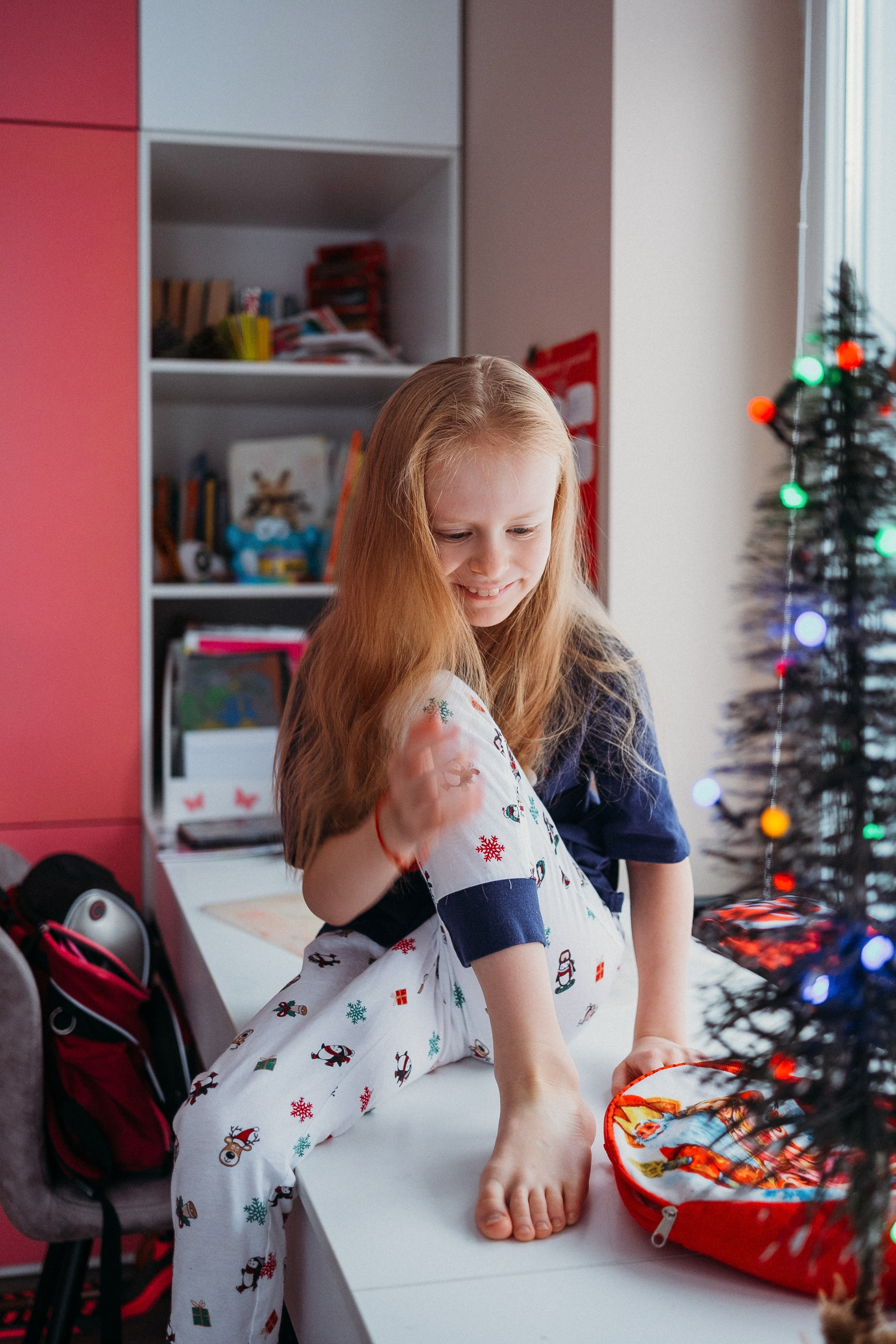 Новогодняя домашняя фотосессия. Семейный и детский фотограф в Санкт-Петербурге