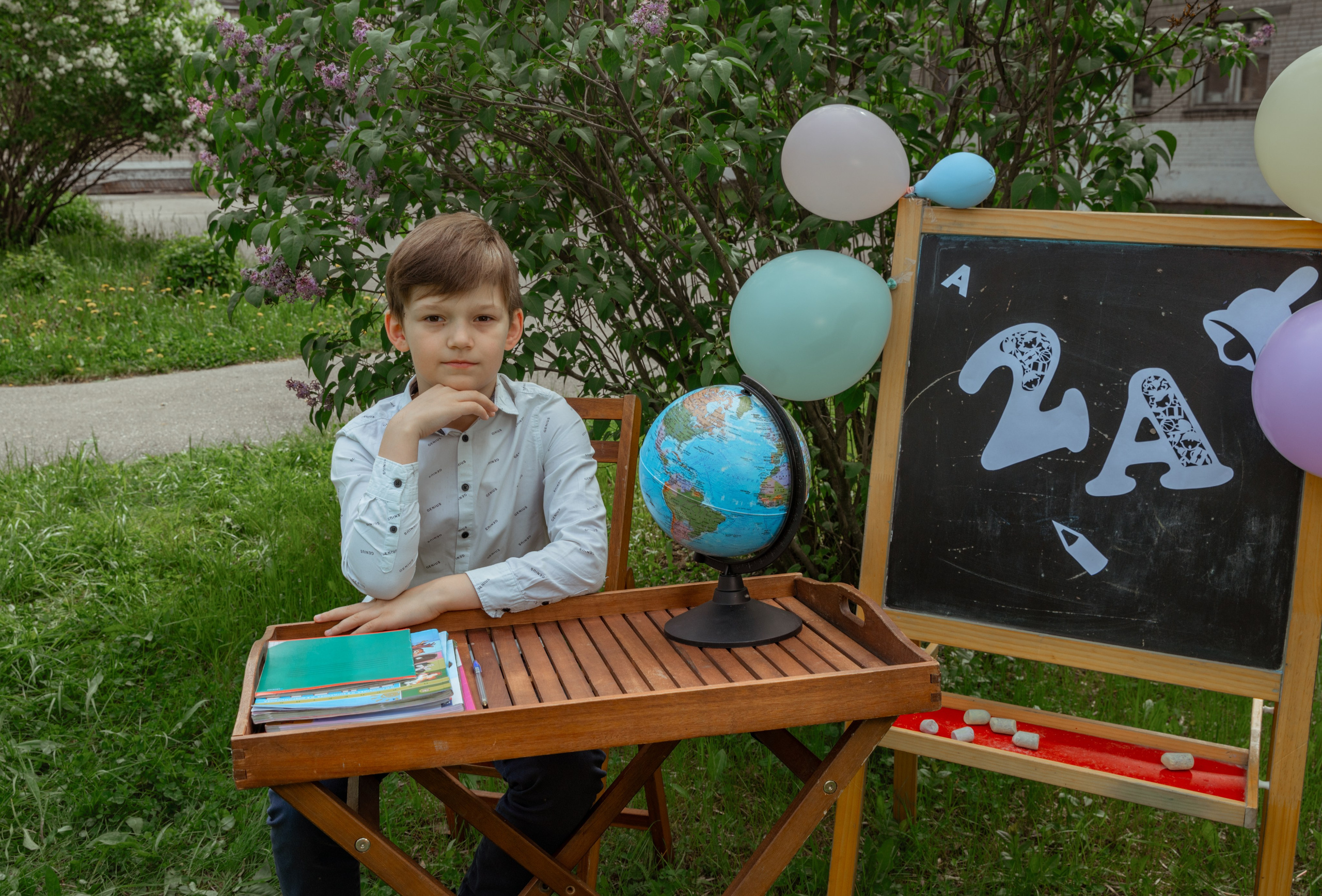 Школьная фотозона. Семейный и детский фотограф в Нижнем Новгороде