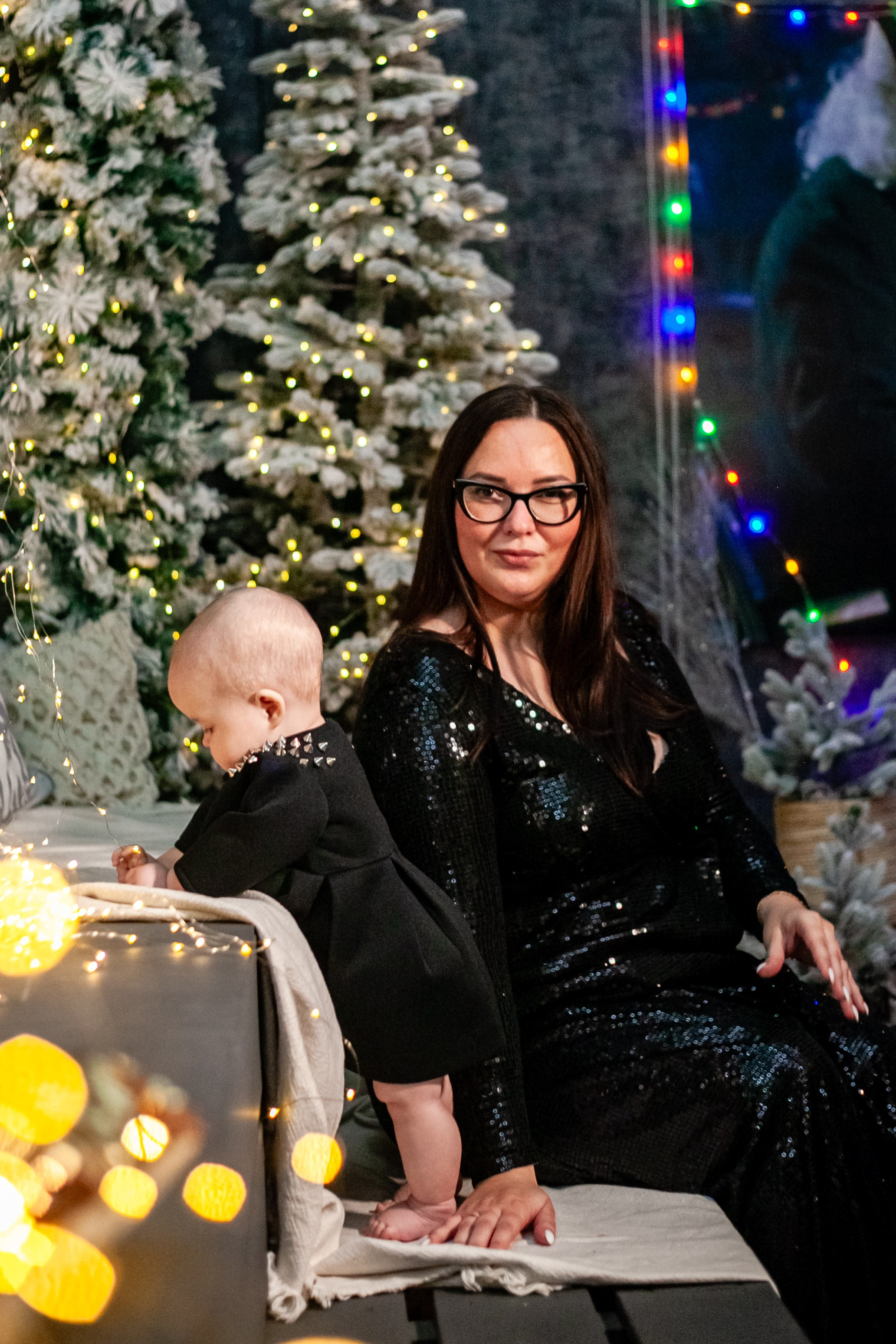 Ульяна и ее семья новый год 2024. Свадебный и семейный фотограф в Армавире