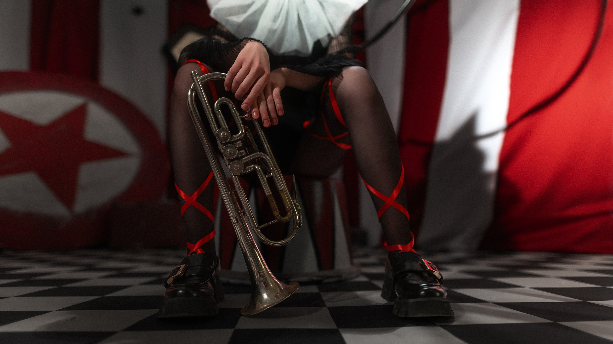 Милана, клоун. Фотограф Никита Локтионов Москва