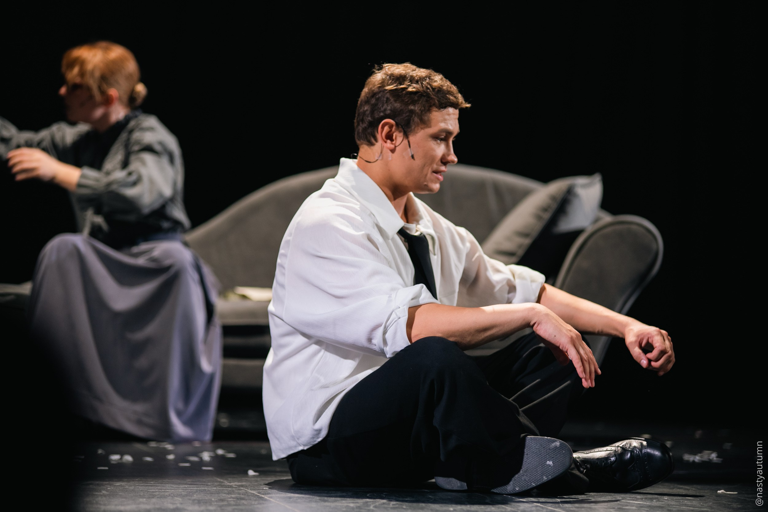 Генеральный прогон «Маяковский. Я сам.». Репортажный и концертный фотограф в Москве Анастасия Осень