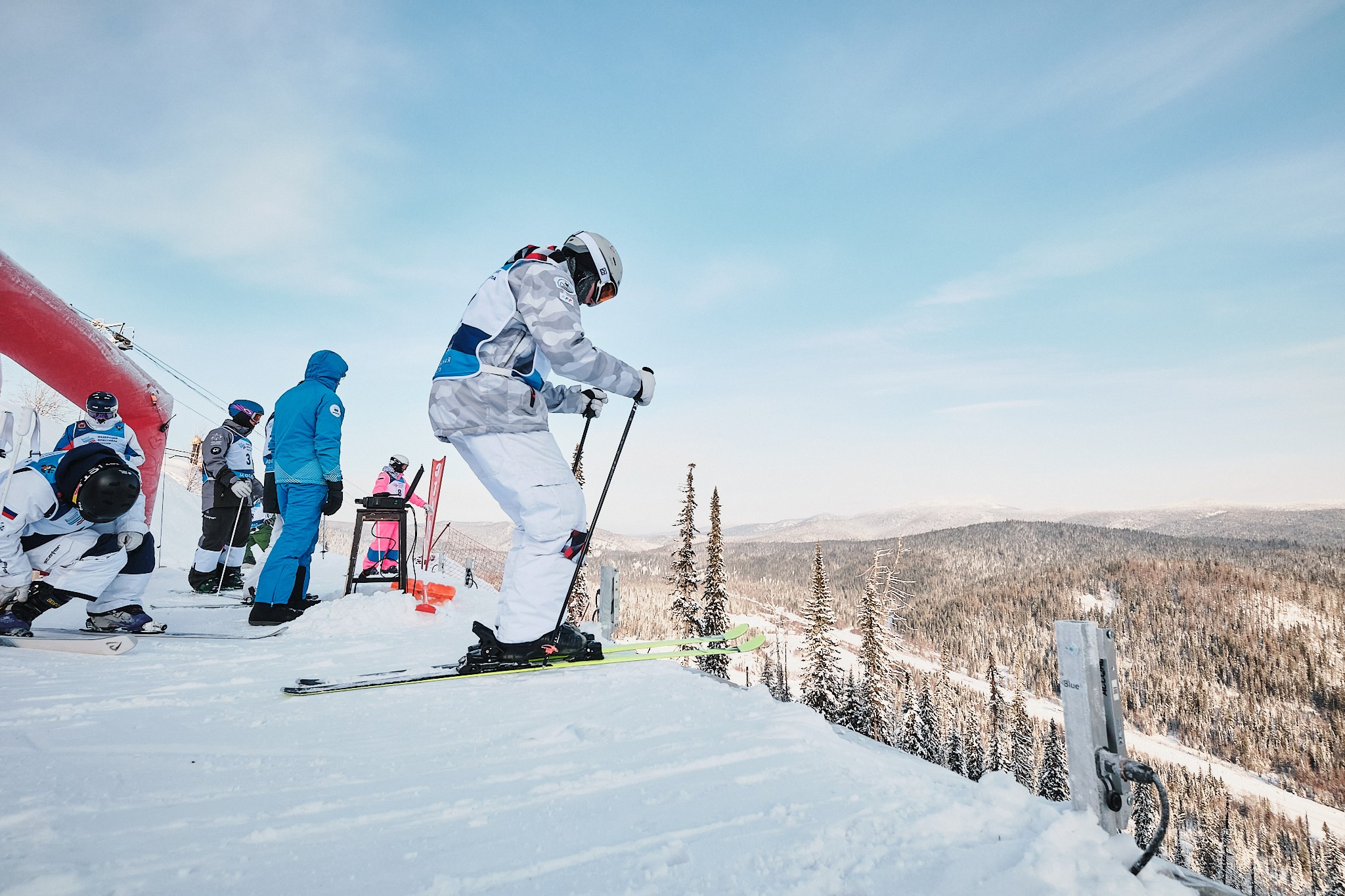 Фотосъемка соревнований по лыжному фристайлу
