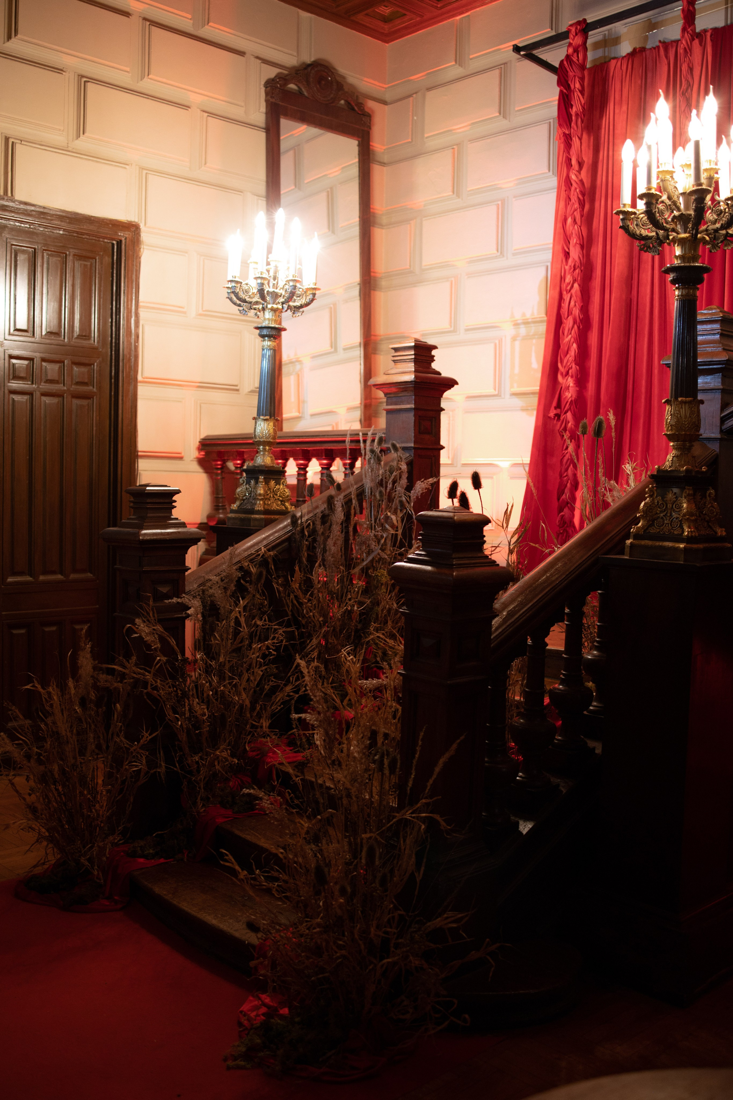 Новогодний корпоратив в фольклорном стиле. Особняк Лемана. Оформление свадеб, декор свадеб Вера Маркова, Москва