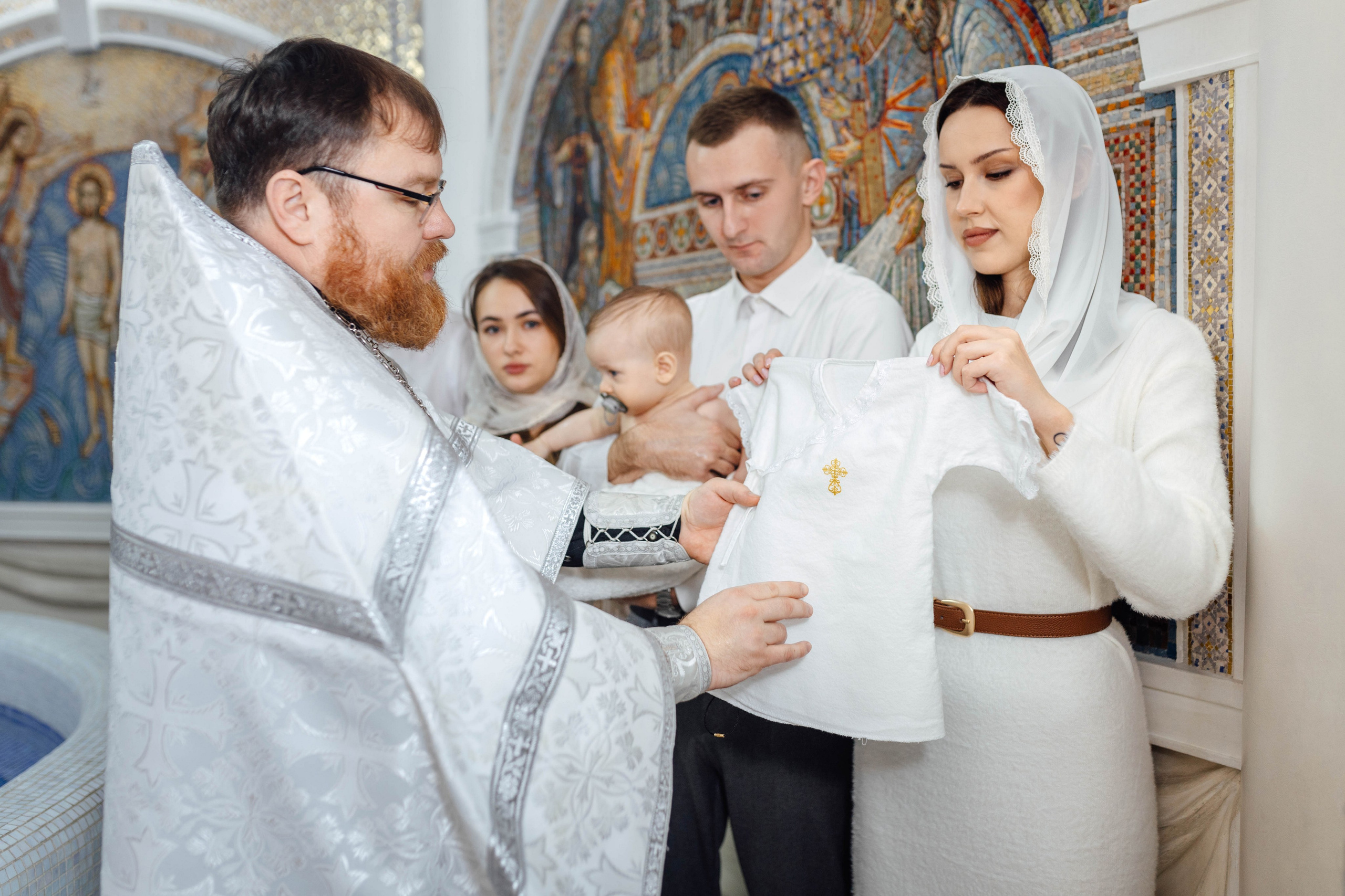 Крещение Демида, храм Святой Троицы, декабрь 2025