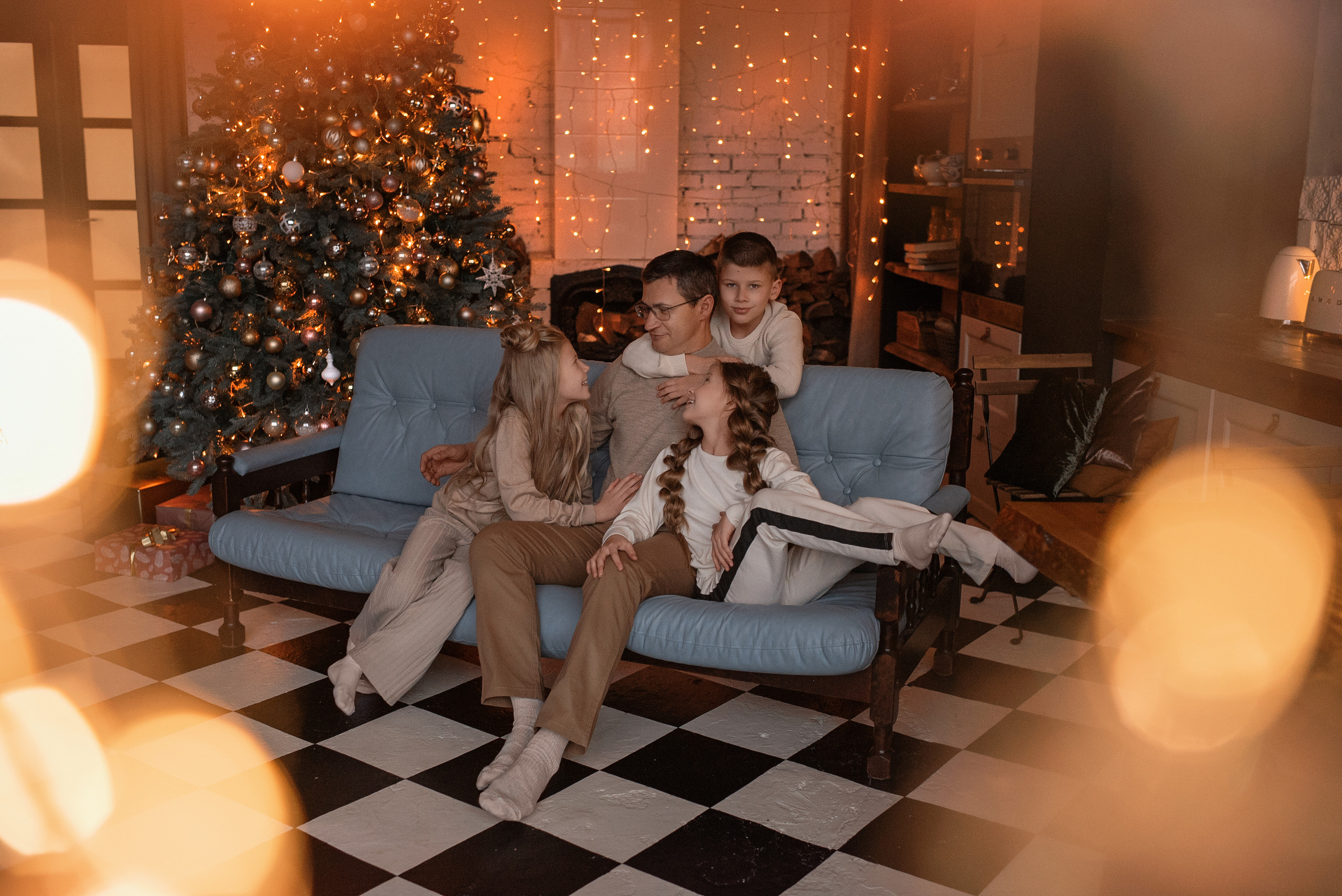 НОВЫЙ ГОД_зал КУХНЯ. Семейный фотограф Екатеринбург Лора Мур