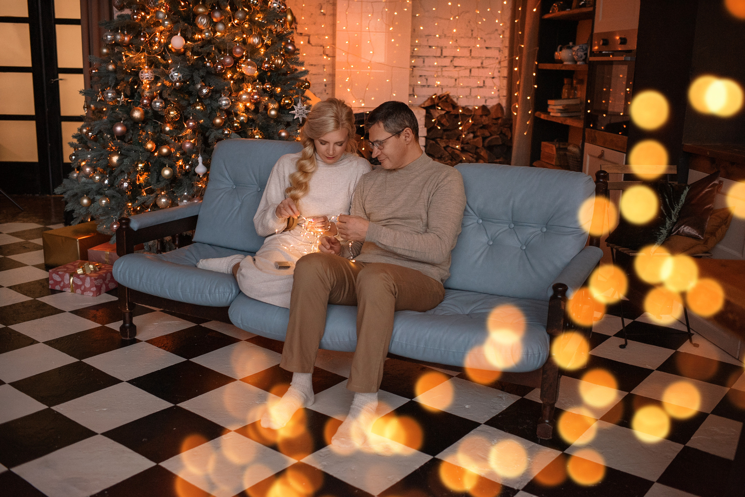 НОВЫЙ ГОД_зал КУХНЯ. Семейный фотограф Екатеринбург Лора Мур