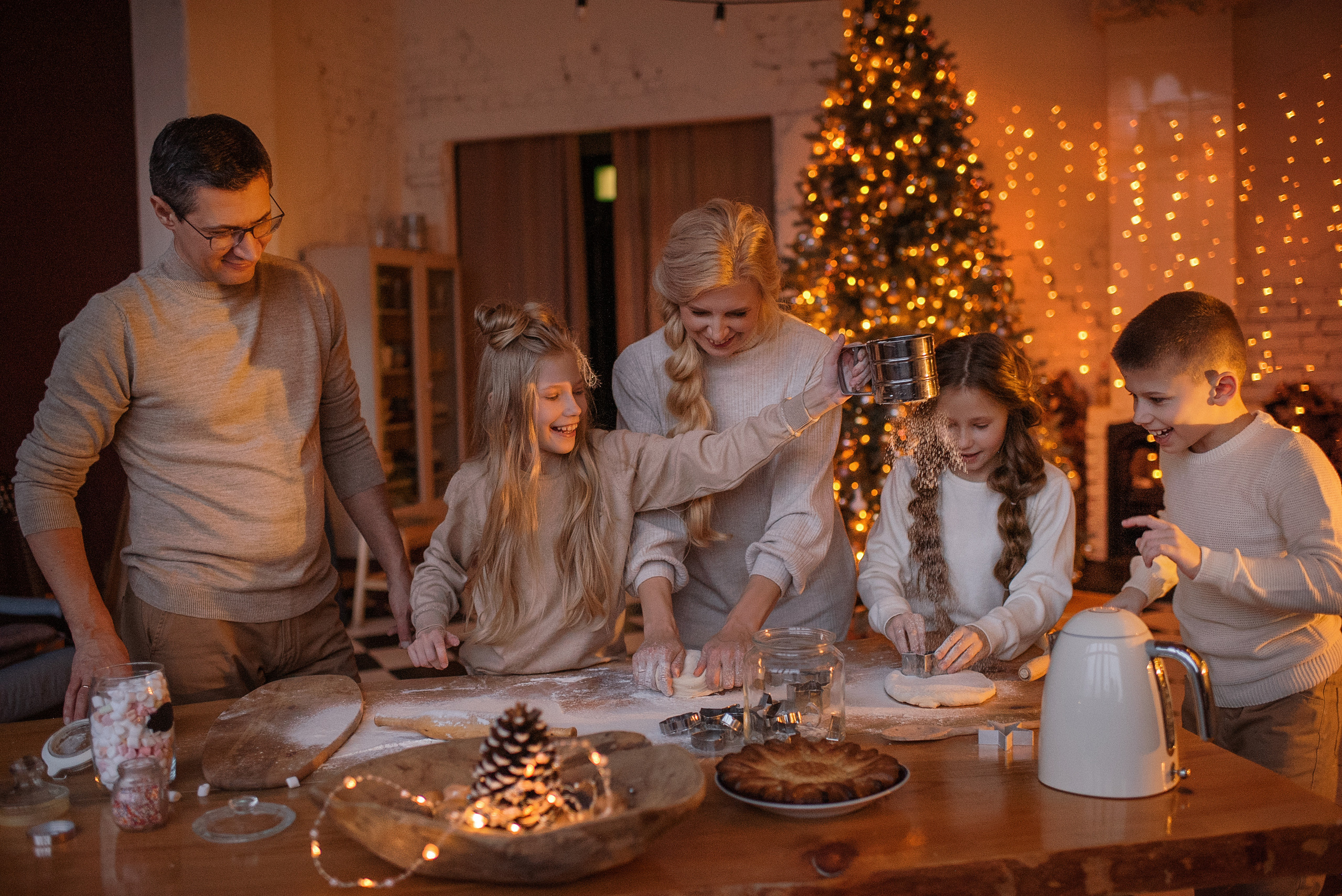 НОВЫЙ ГОД_зал КУХНЯ. Семейный фотограф Екатеринбург Лора Мур