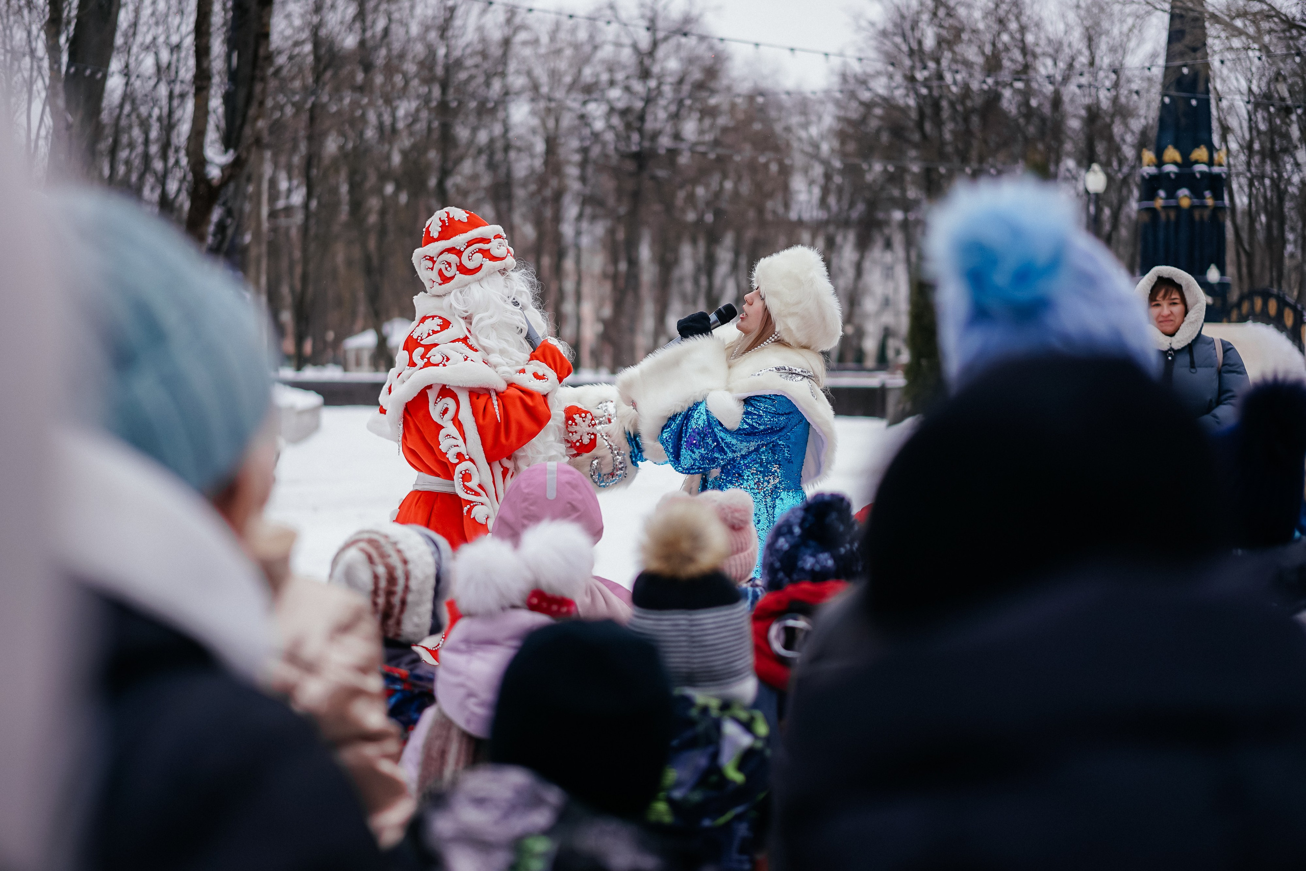«Предновогодний переполох» Лопатинский сад, 14.12.2024. Фотограф и видеограф Смоленск | Студия Цезарь