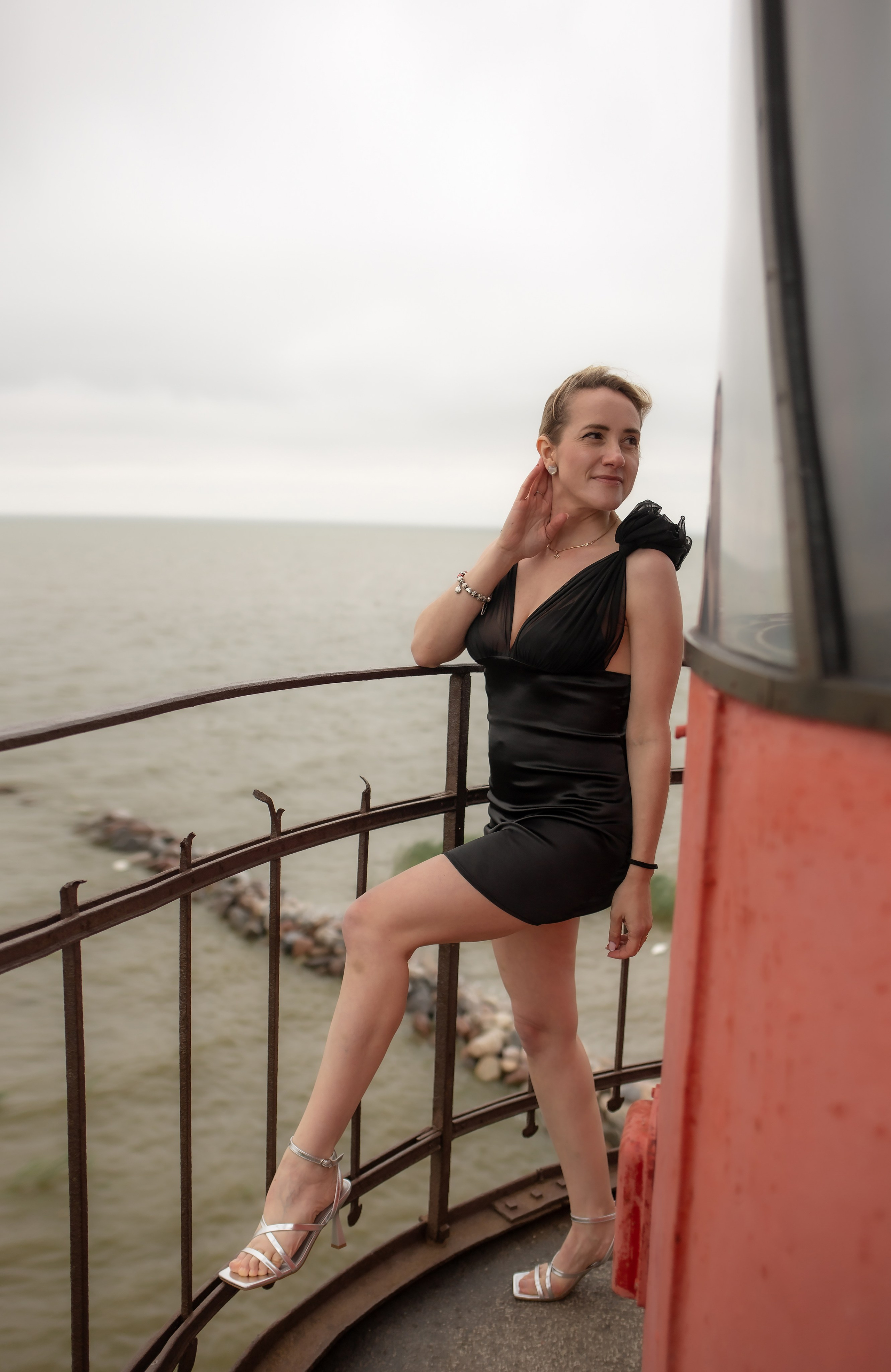 Катя. Маяк в Заливино. Фотограф в Калининграде Решетникова Алина