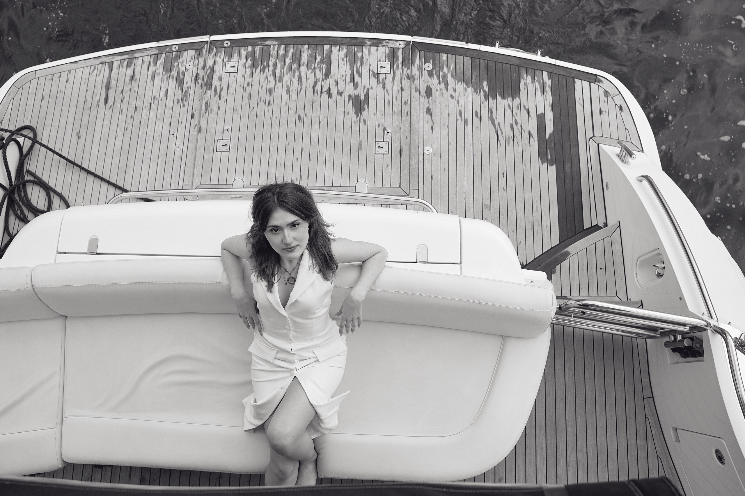 На яхте. Фотограф