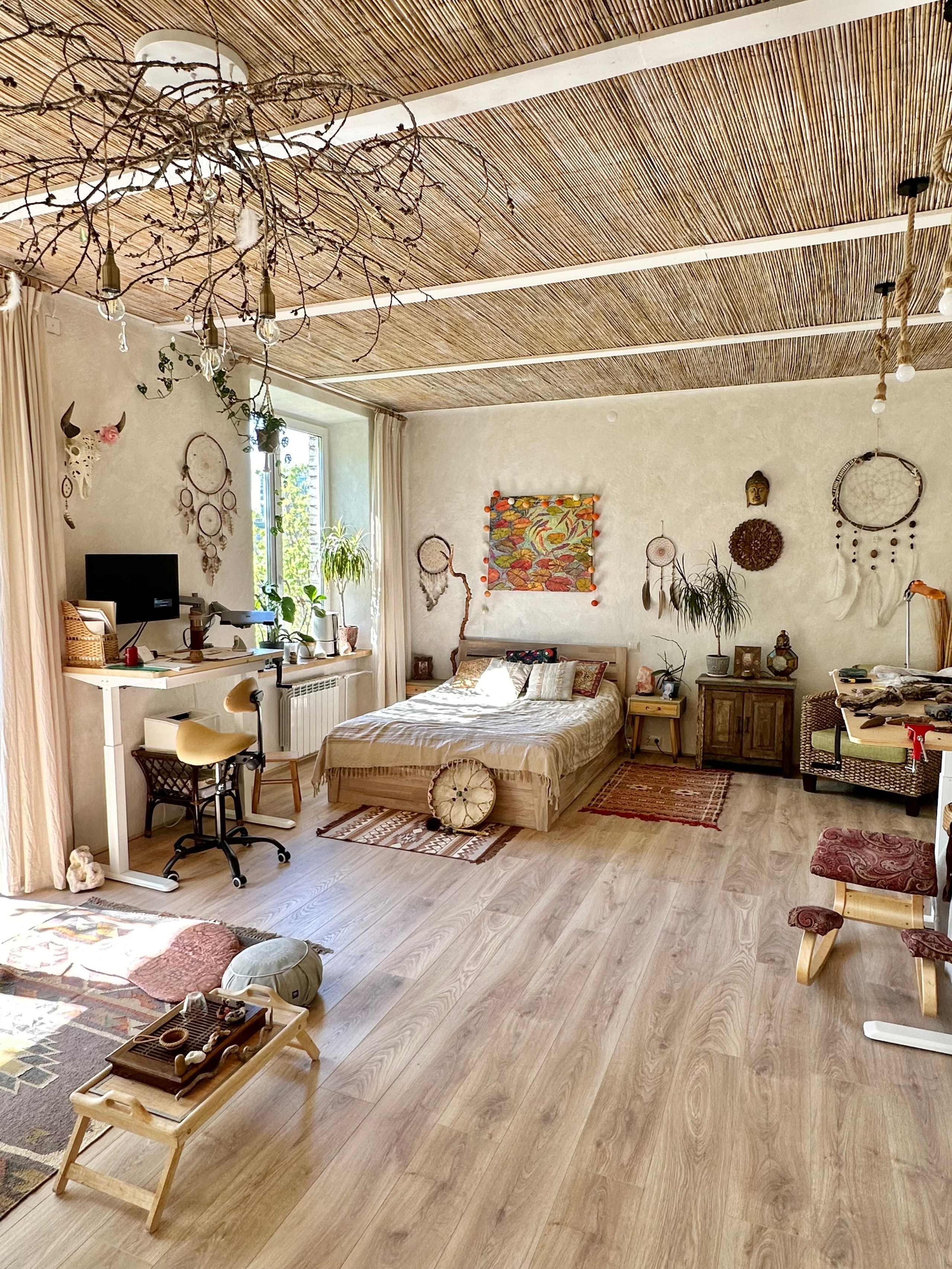 Квартира в Эко стиле. Дизайнер декоратор интерьеров и предметов интерьера