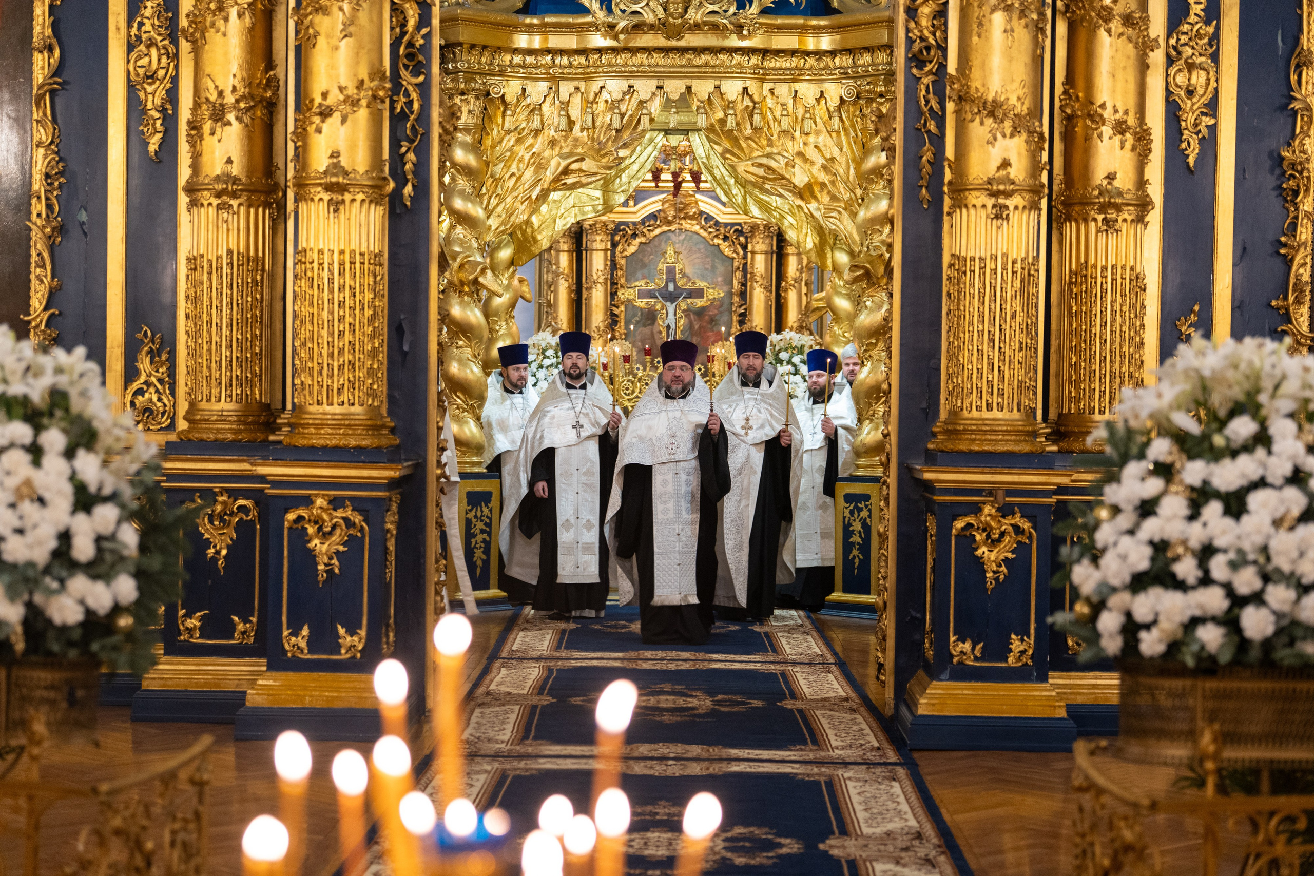 Праздничное бдение в Николо-Богоявленском морском соборе. НИКОЛО-БОГОЯВЛЕНСКИЙ МОРСКОЙ СОБОР