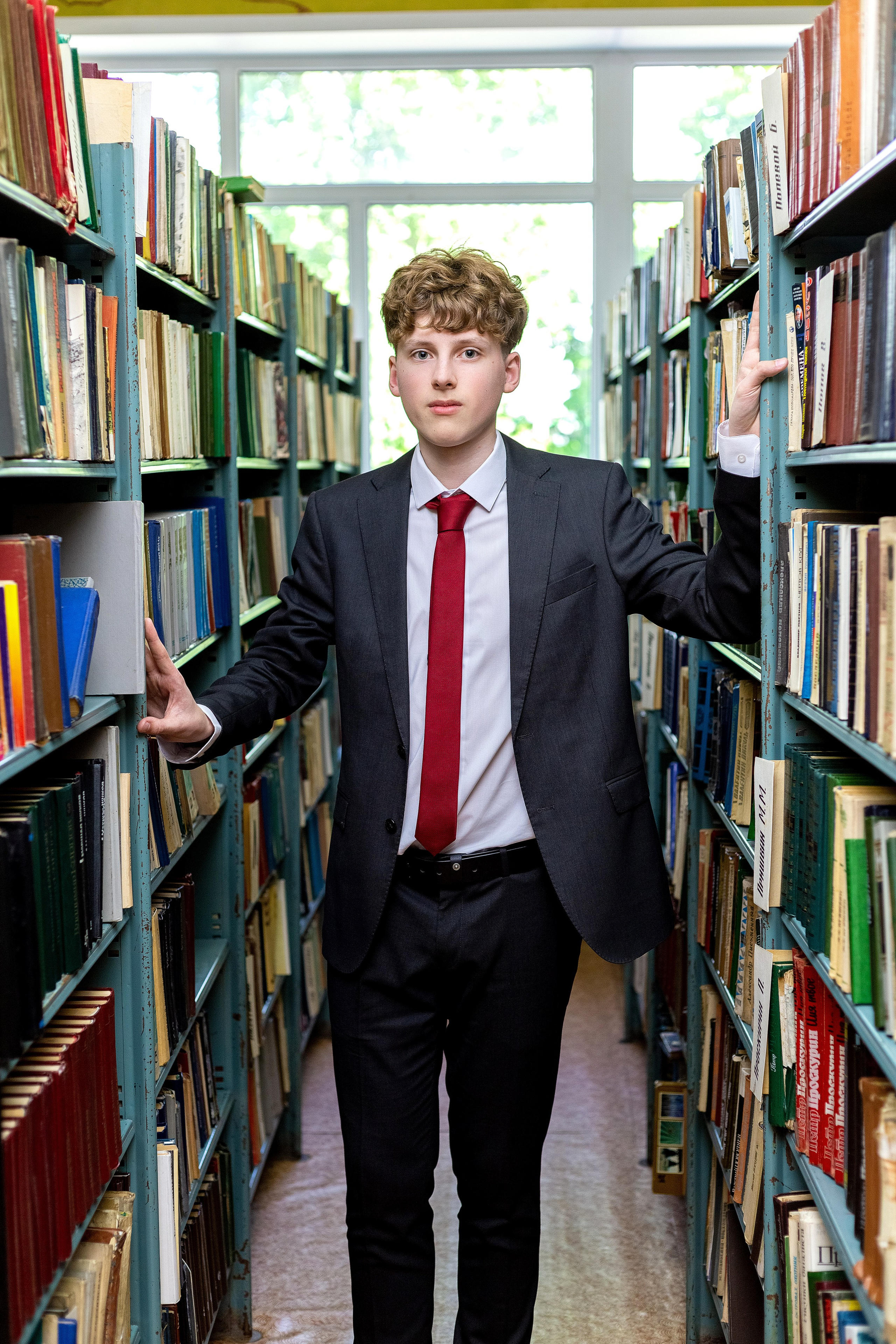 Съемка в библиотеке. Выпускные альбомы Воронеж от Веры Соколовой