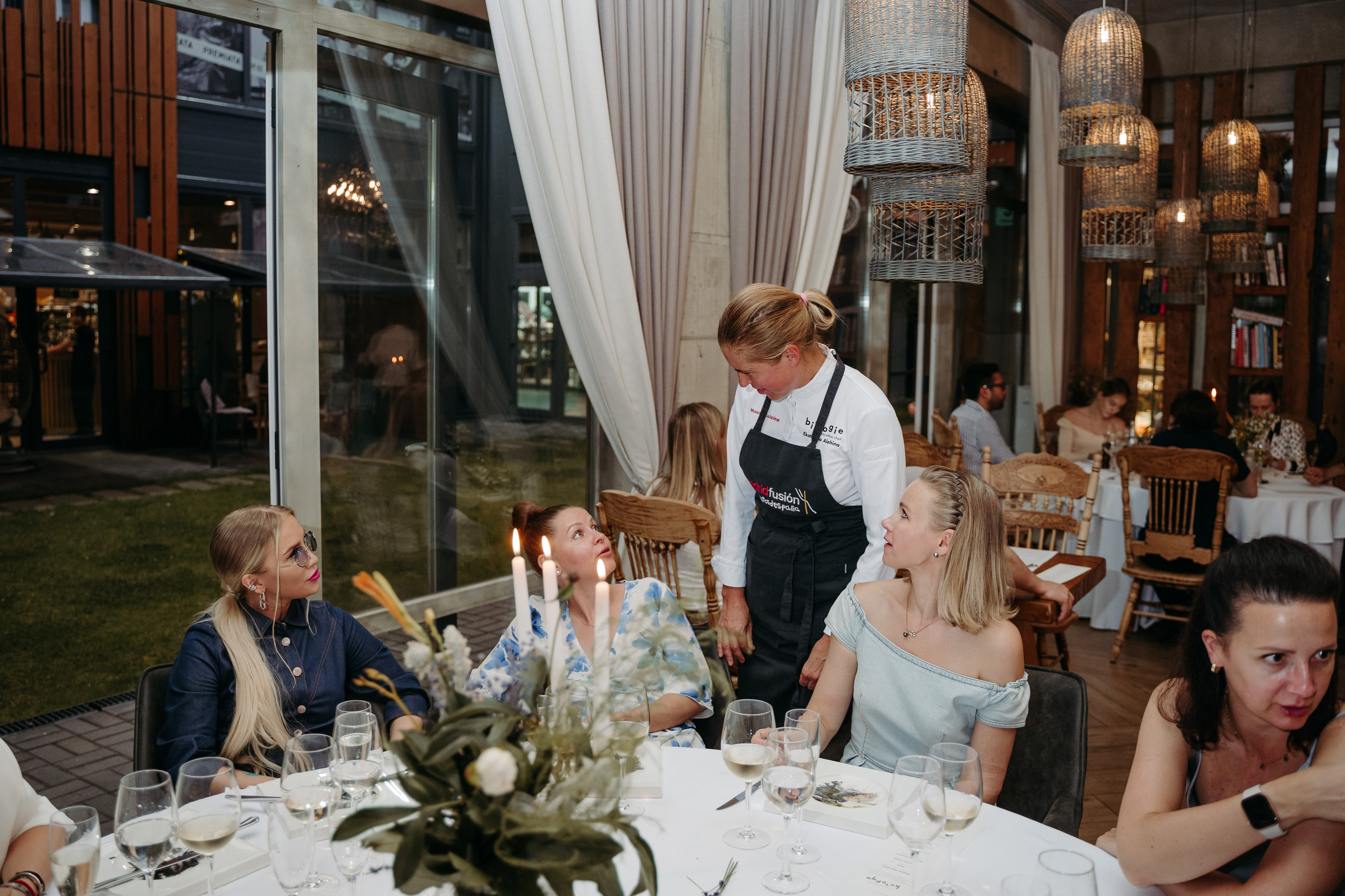 Открытый ужин с Mishlen Шеф Поварами. Репортажный и свадебный фотограф в Москве Рая Небогатова
