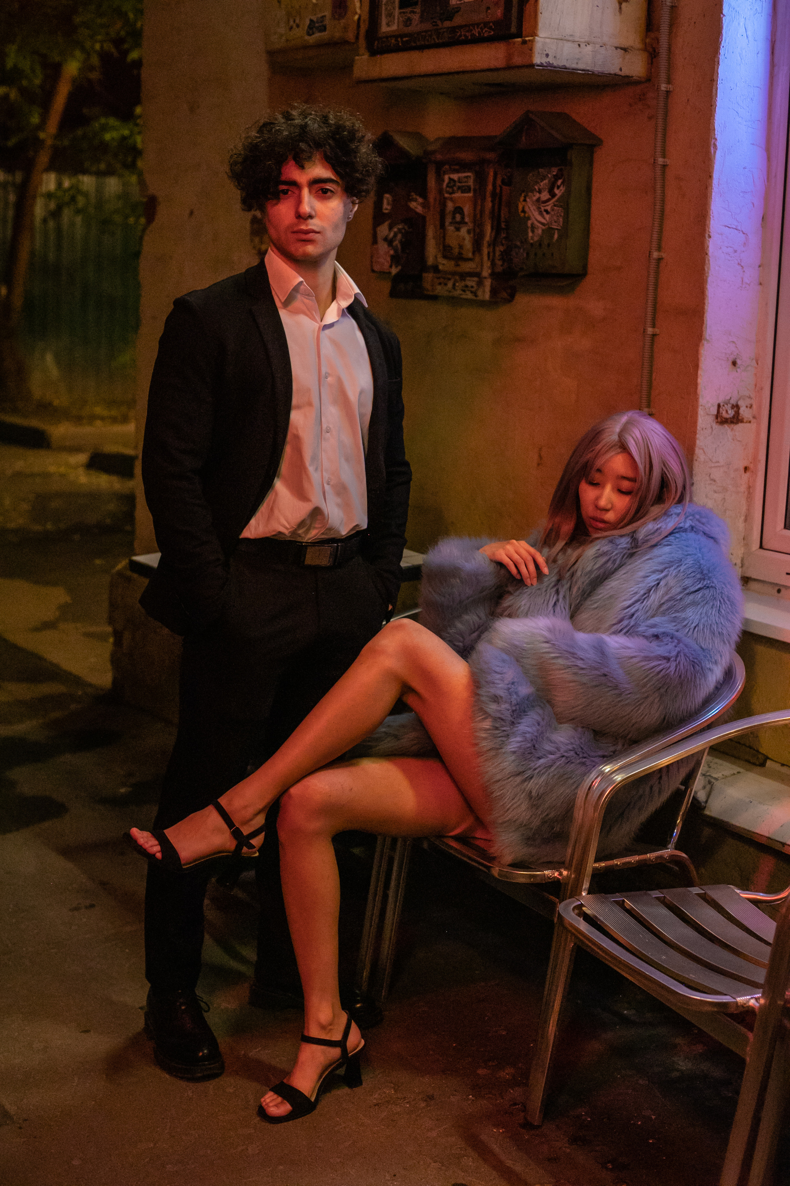 Неоновая lovestory в ночном городе. Свадебный фотограф в Москве Элина Ларченкова. Фото, которые цепляют