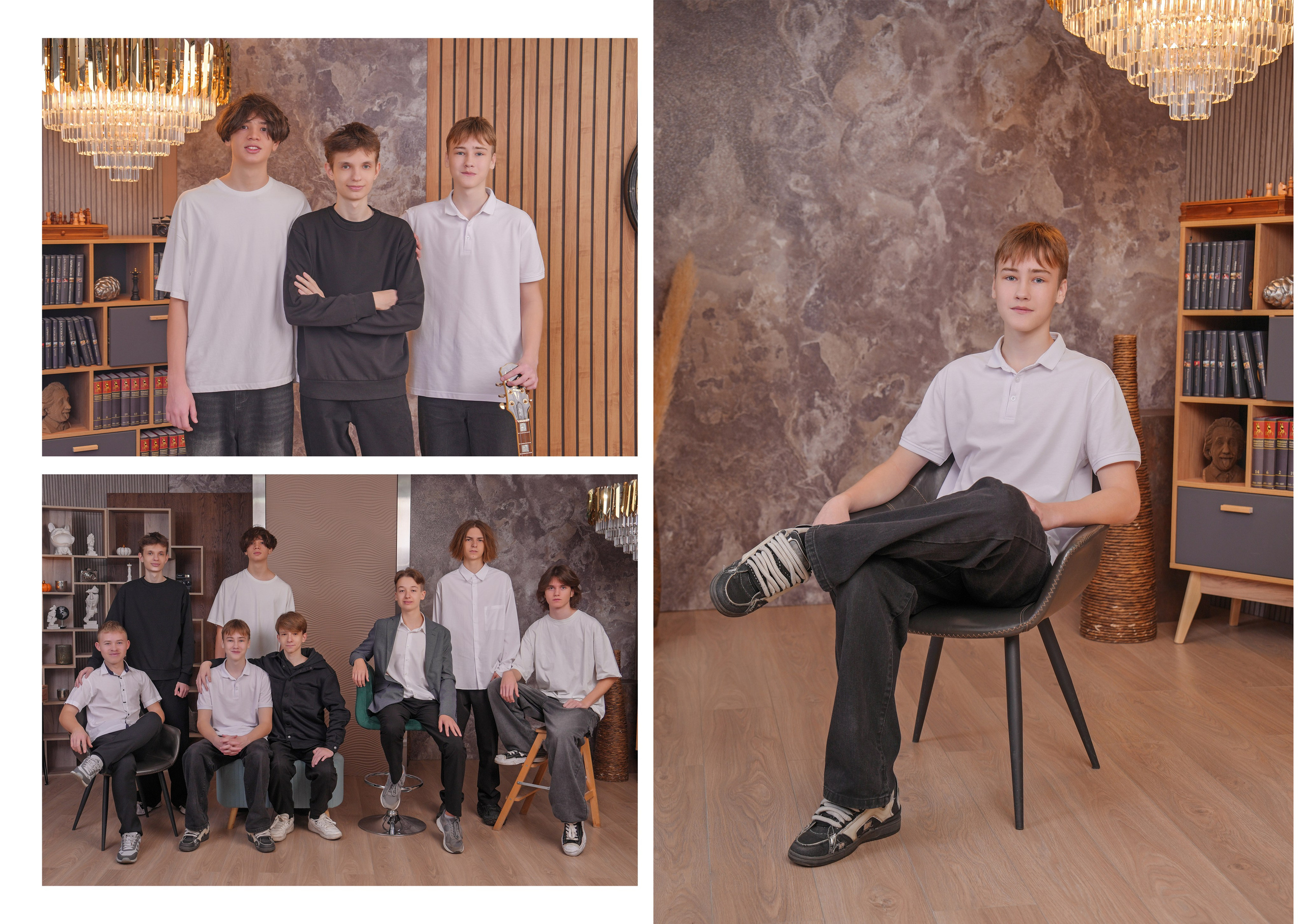 ШКОЛА 19 — 9 «В» класс. Красивый выпускной альбом в Краснодаре