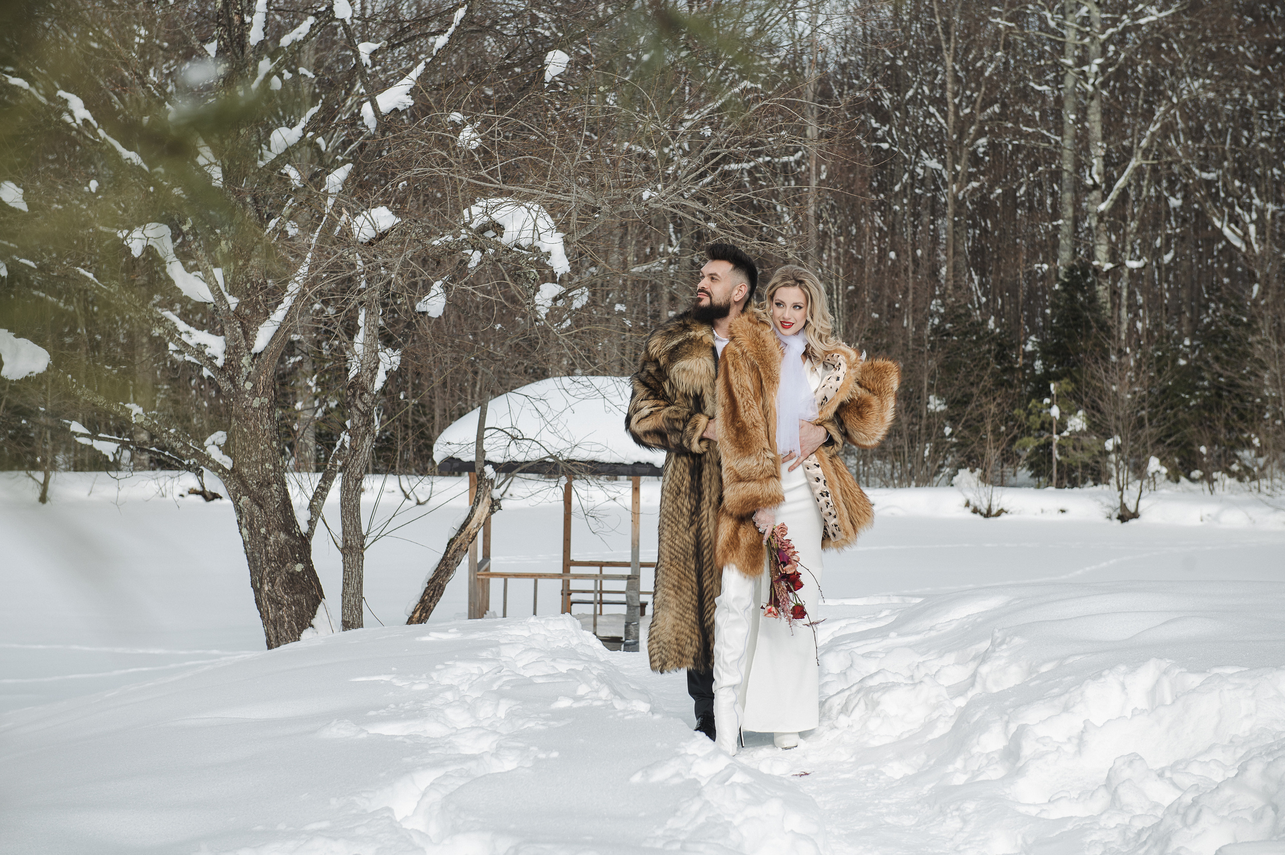 Влад и Лиза. Зимняя свадебная съемка. Екатерина Бакурова — контент фотограф, женский фотограф в Краснодаре