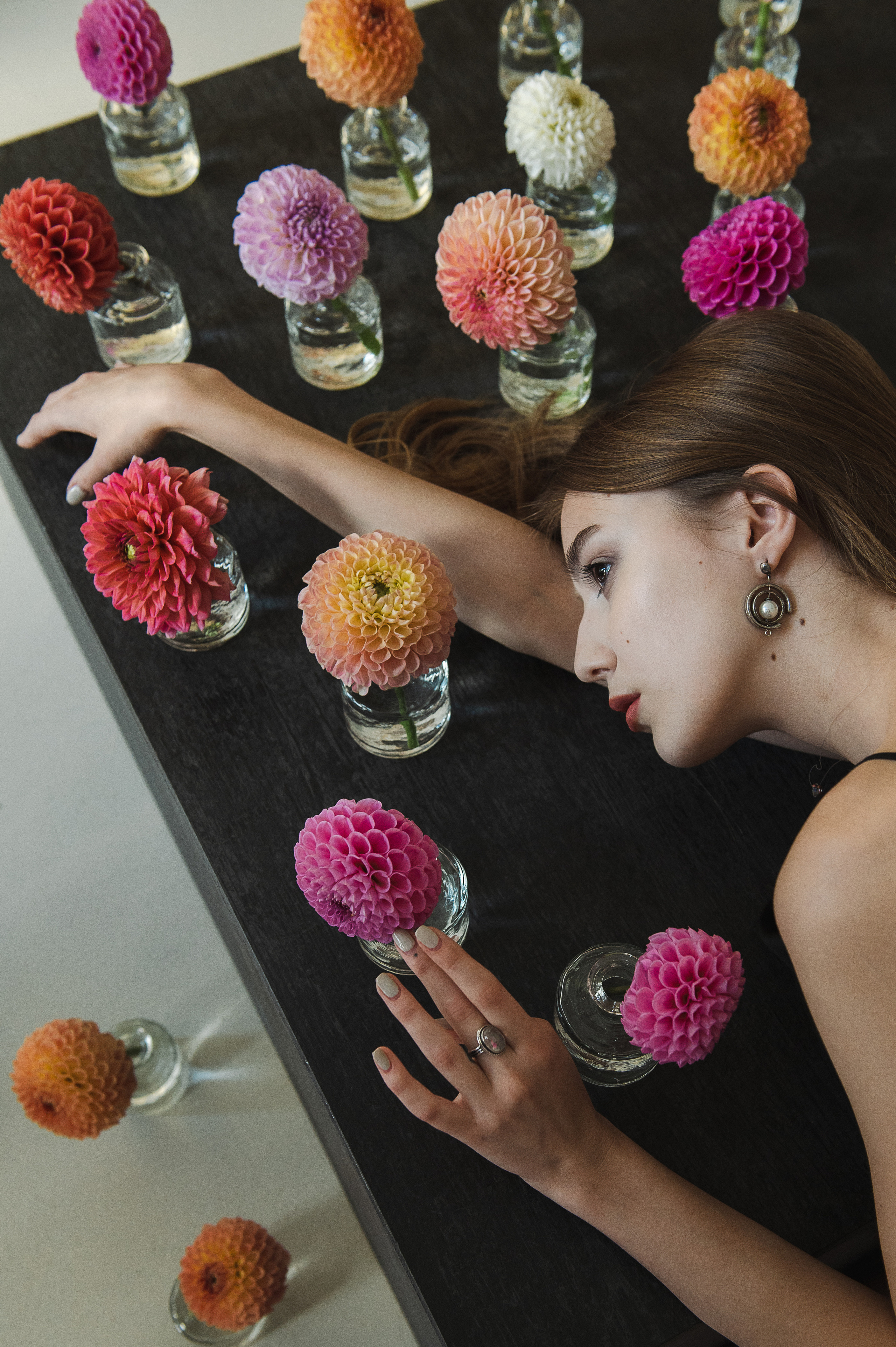 Портретная фотосъемка в студии. Екатерина Бакурова — контент фотограф, женский фотограф в Краснодаре