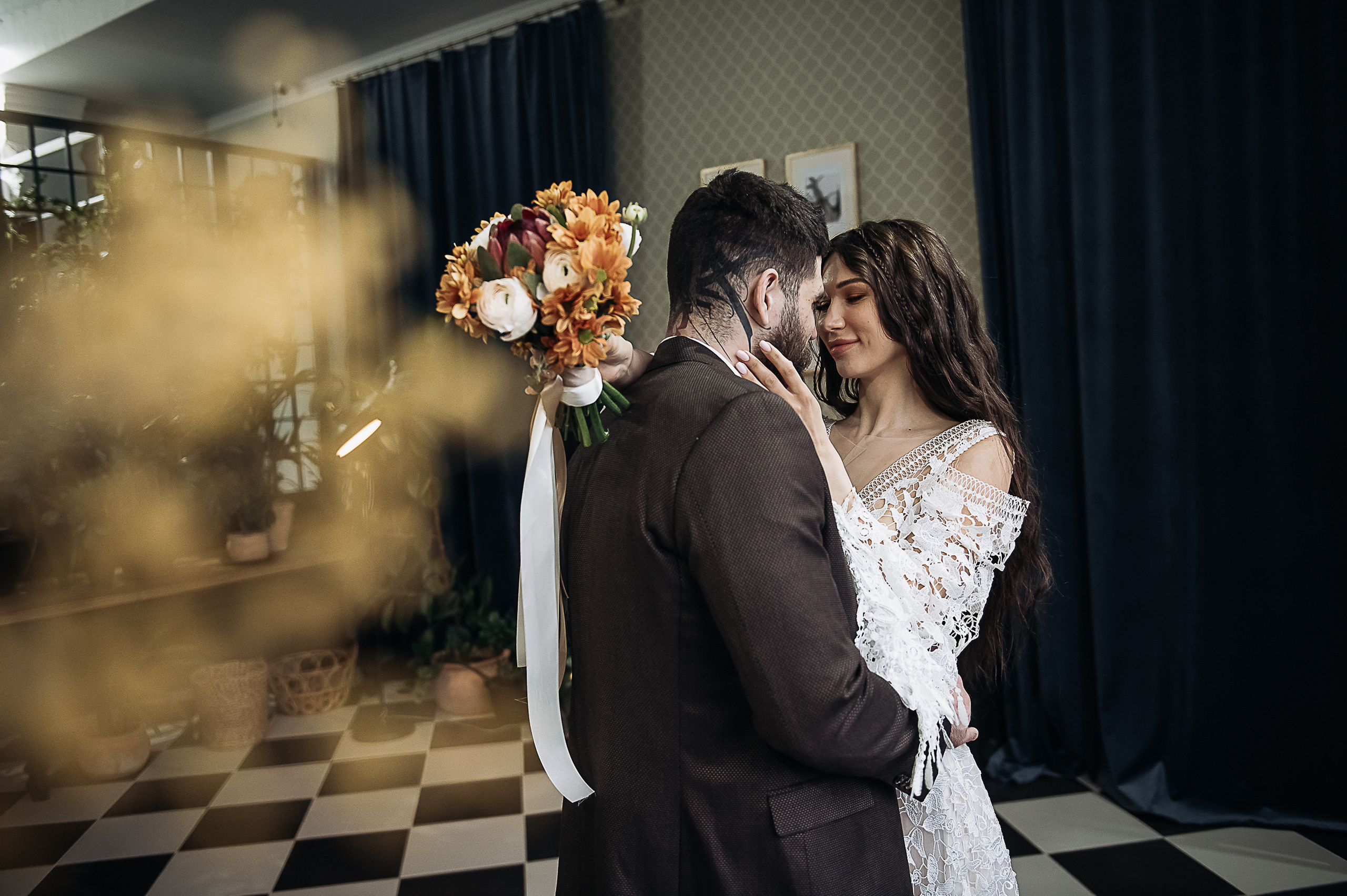 Свадебная фотосессия в студии. Екатерина Бакурова — контент фотограф, женский фотограф в Краснодаре