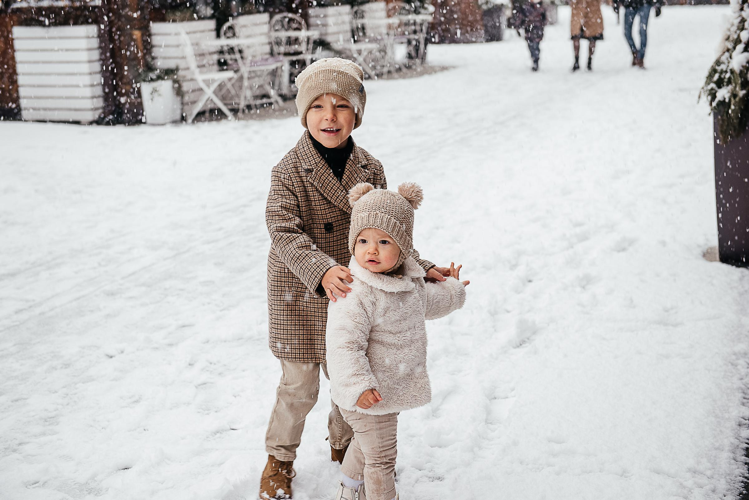 Снег в Краснодаре. Семейная фотосессия. Екатерина Бакурова — контент фотограф, женский фотограф в Краснодаре