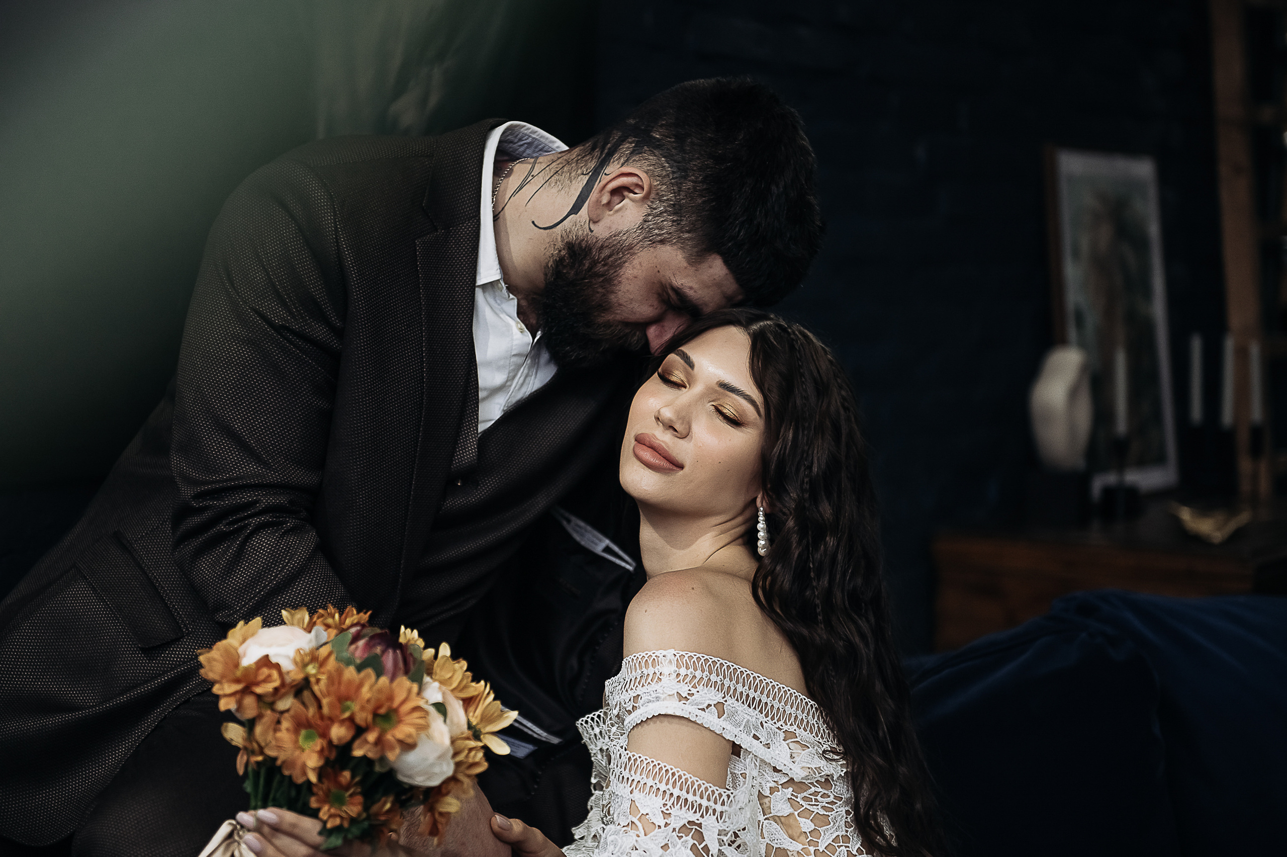 Свадебная фотосессия в студии. Екатерина Бакурова — контент фотограф, женский фотограф в Краснодаре