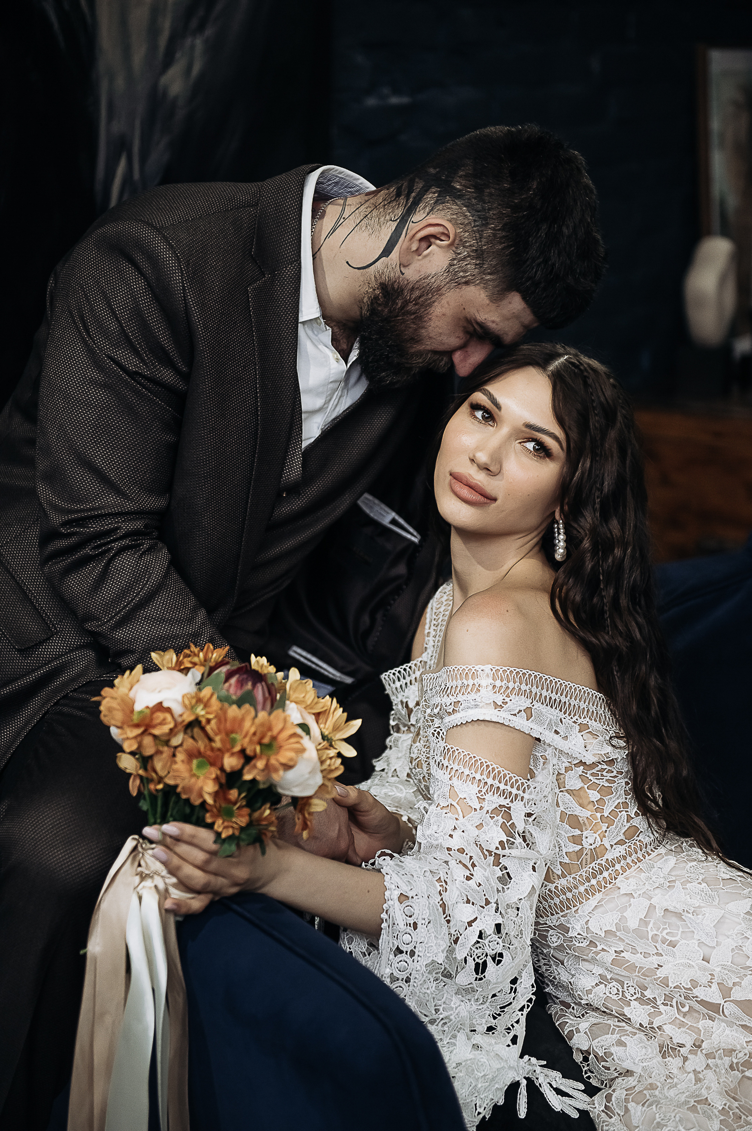 Свадебная фотосессия в студии. Екатерина Бакурова — контент фотограф, женский фотограф в Краснодаре