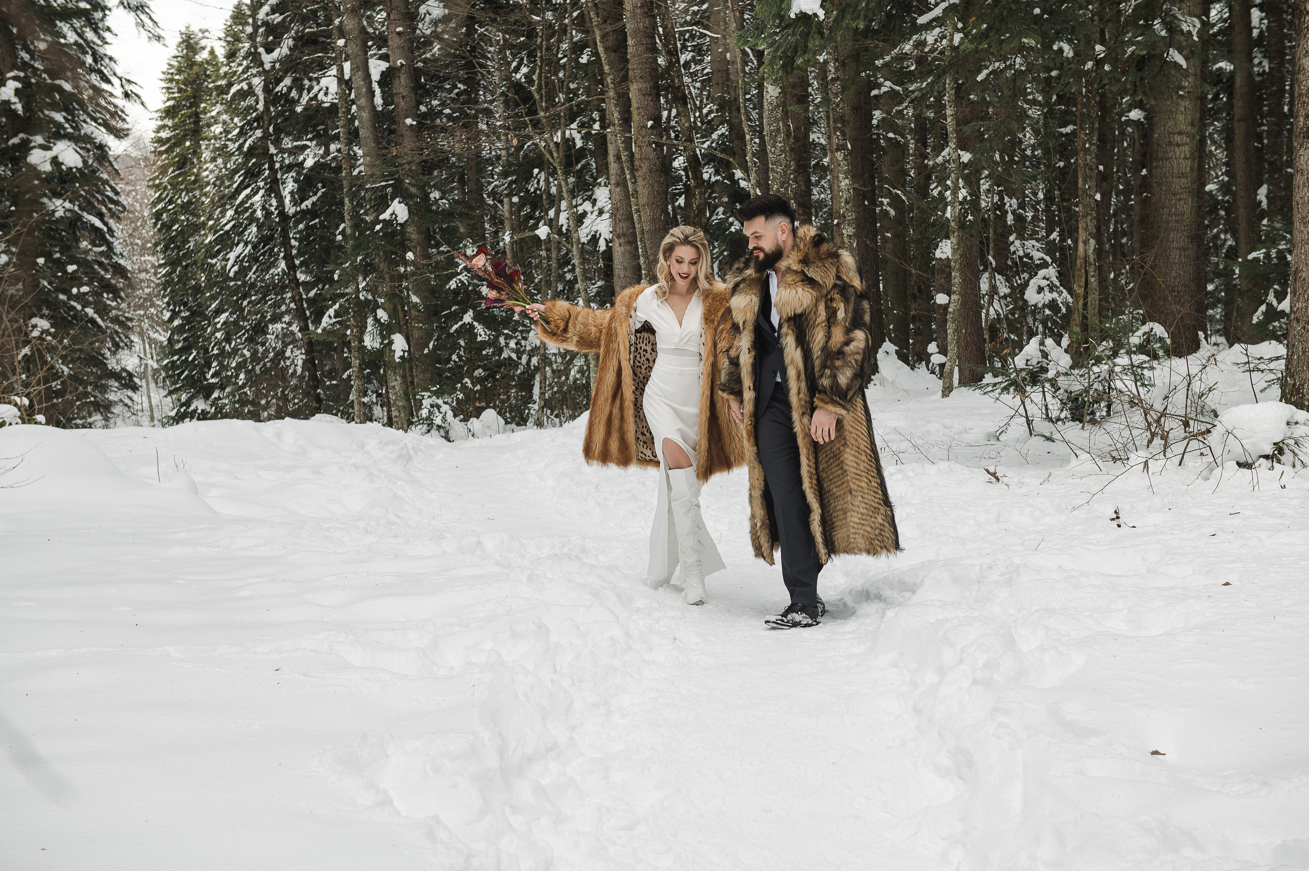 Влад и Лиза. Зимняя свадебная съемка. Екатерина Бакурова — контент фотограф, женский фотограф в Краснодаре