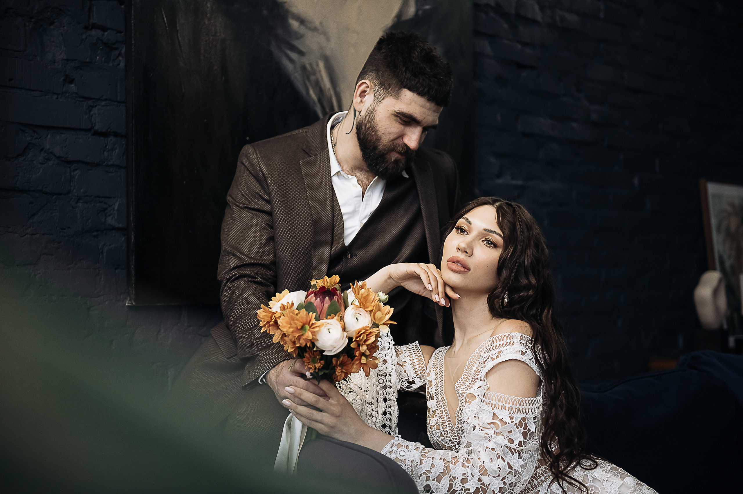 Свадебная фотосессия в студии. Екатерина Бакурова — контент фотограф, женский фотограф в Краснодаре