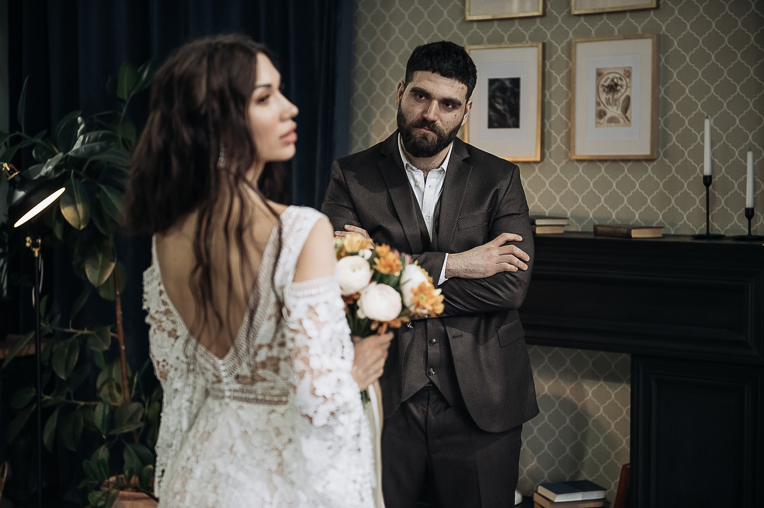 Свадебная фотосессия в студии. Екатерина Бакурова — контент фотограф, женский фотограф в Краснодаре