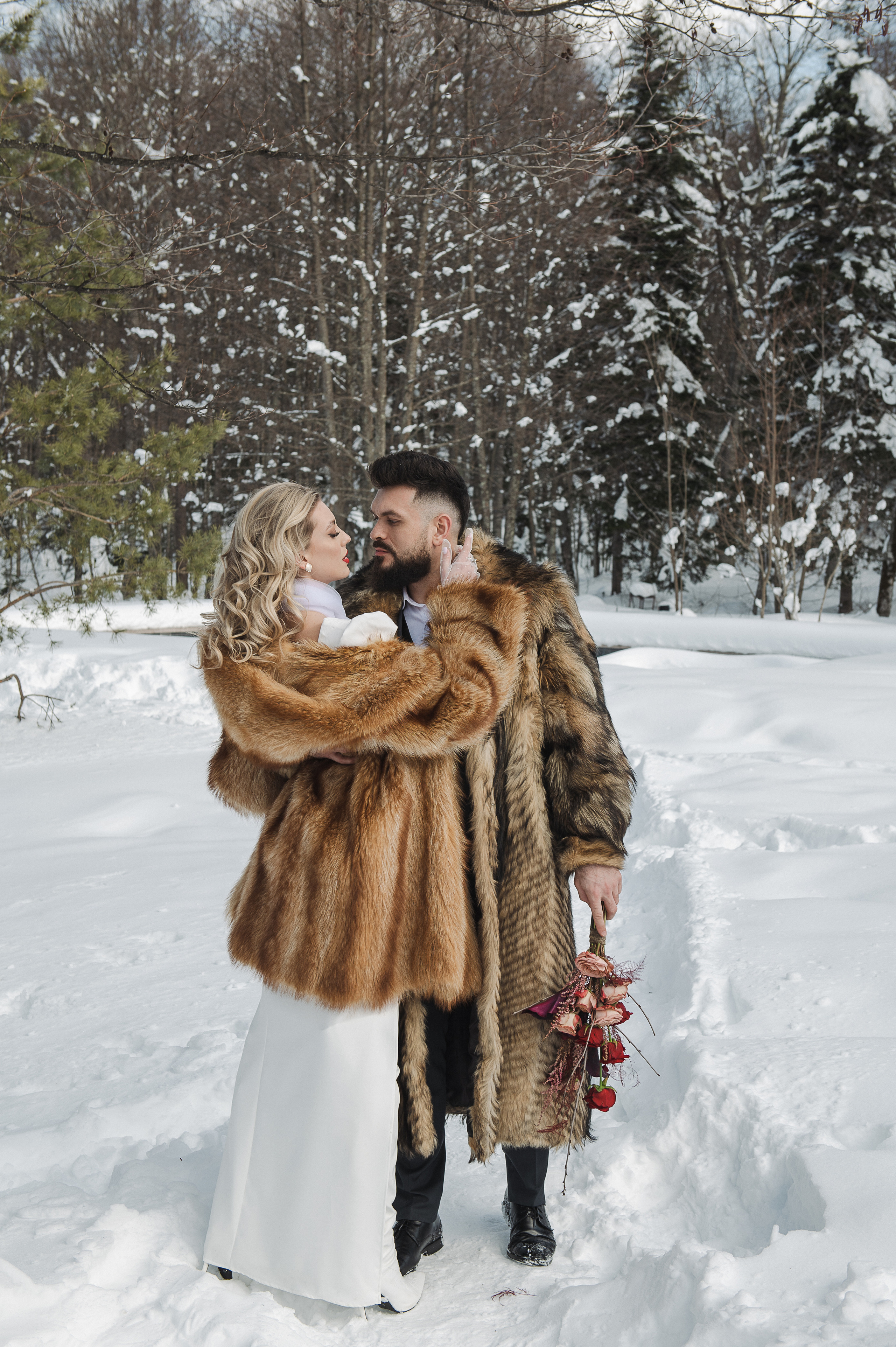 Влад и Лиза. Зимняя свадебная съемка. Екатерина Бакурова — контент фотограф, женский фотограф в Краснодаре