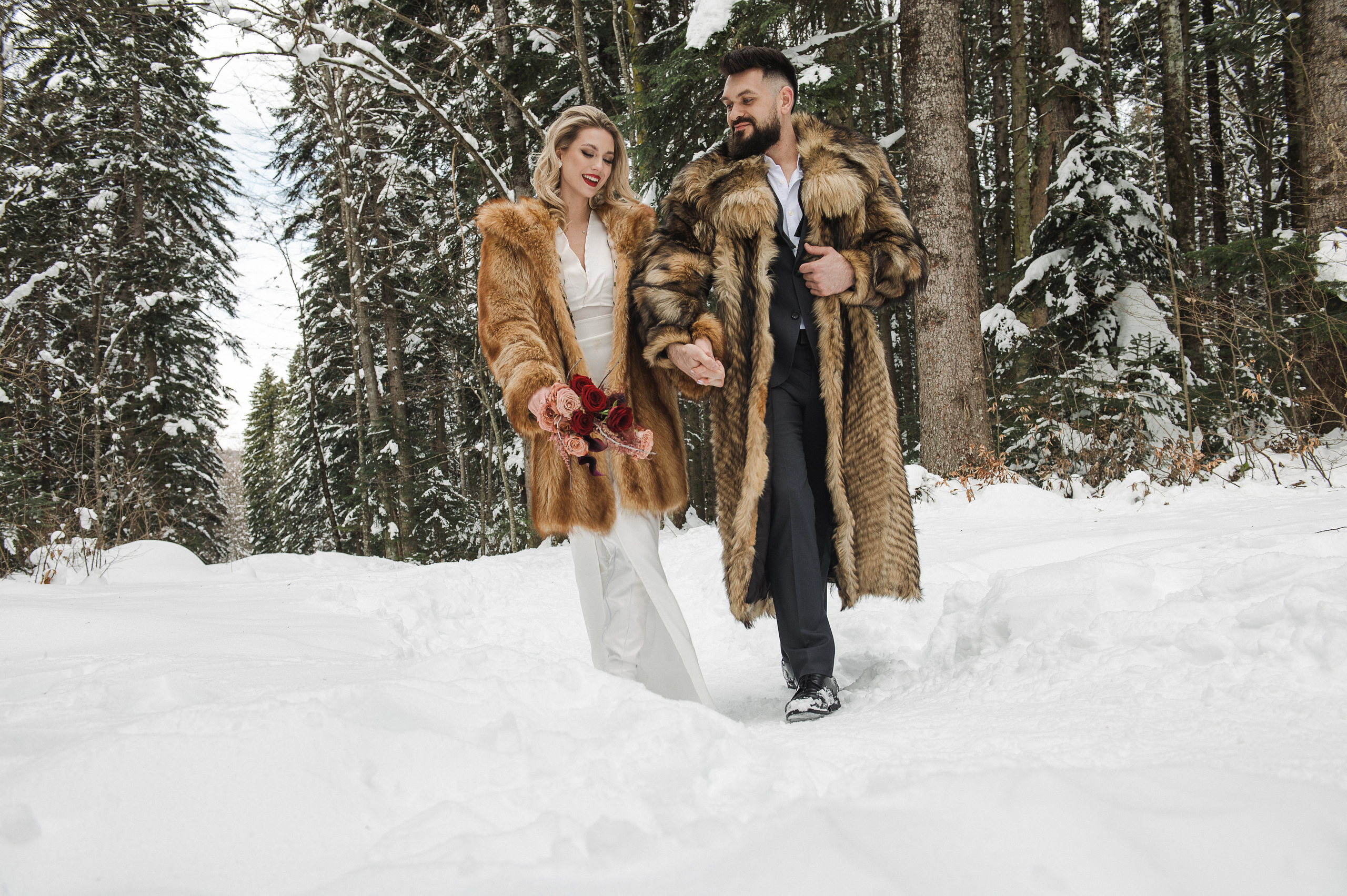 Влад и Лиза. Зимняя свадебная съемка. Екатерина Бакурова — контент фотограф, женский фотограф в Краснодаре