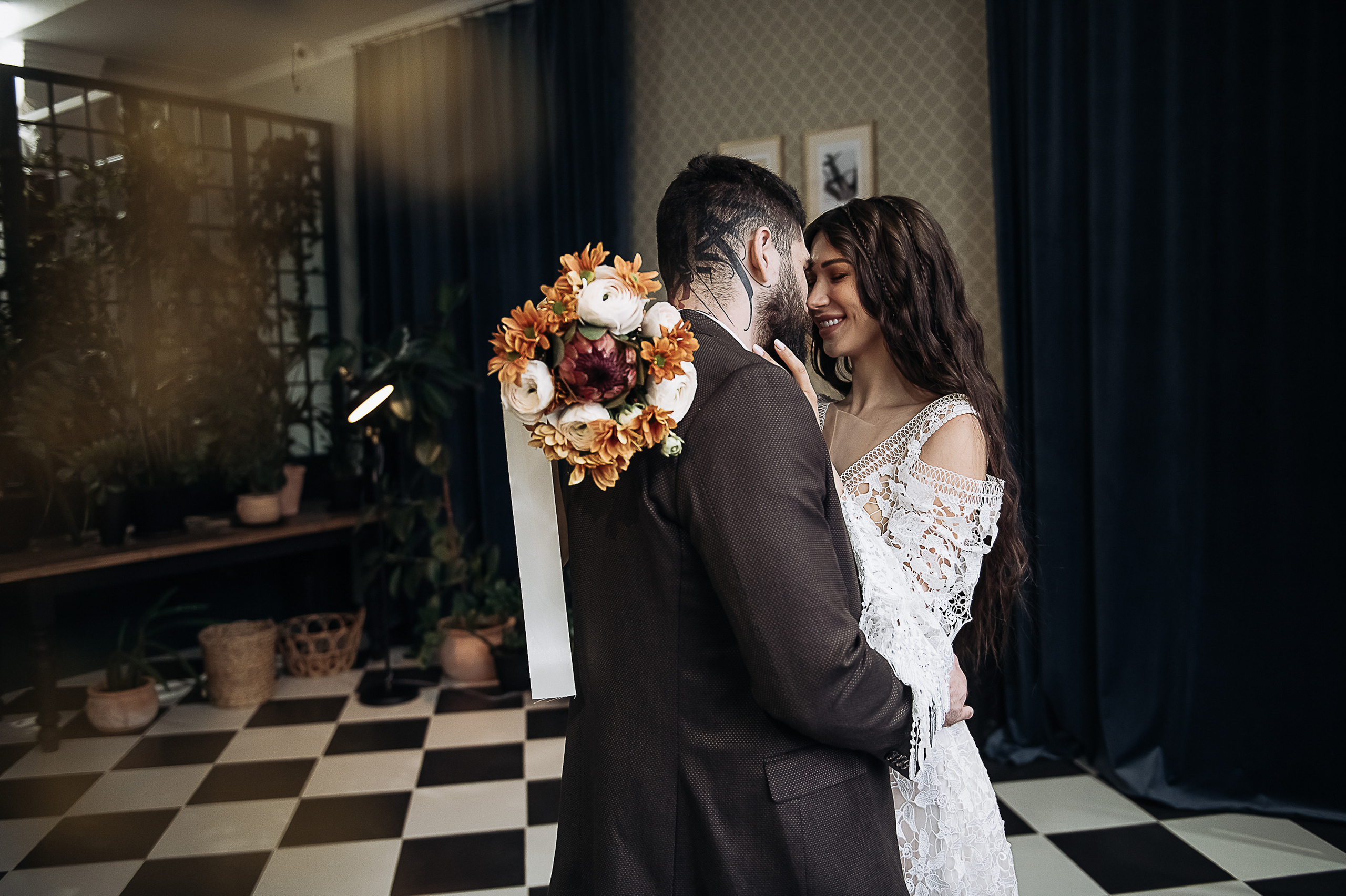 Свадебная фотосессия в студии. Екатерина Бакурова — контент фотограф, женский фотограф в Краснодаре