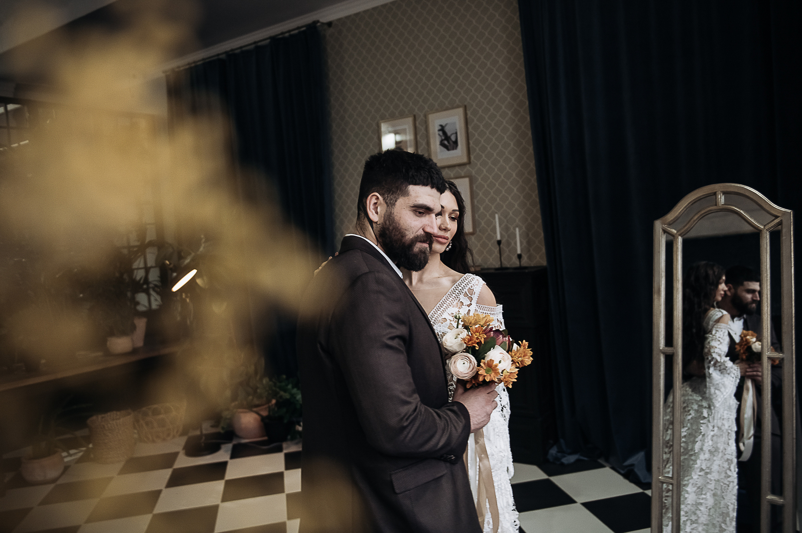 Свадебная фотосессия в студии. Екатерина Бакурова — контент фотограф, женский фотограф в Краснодаре