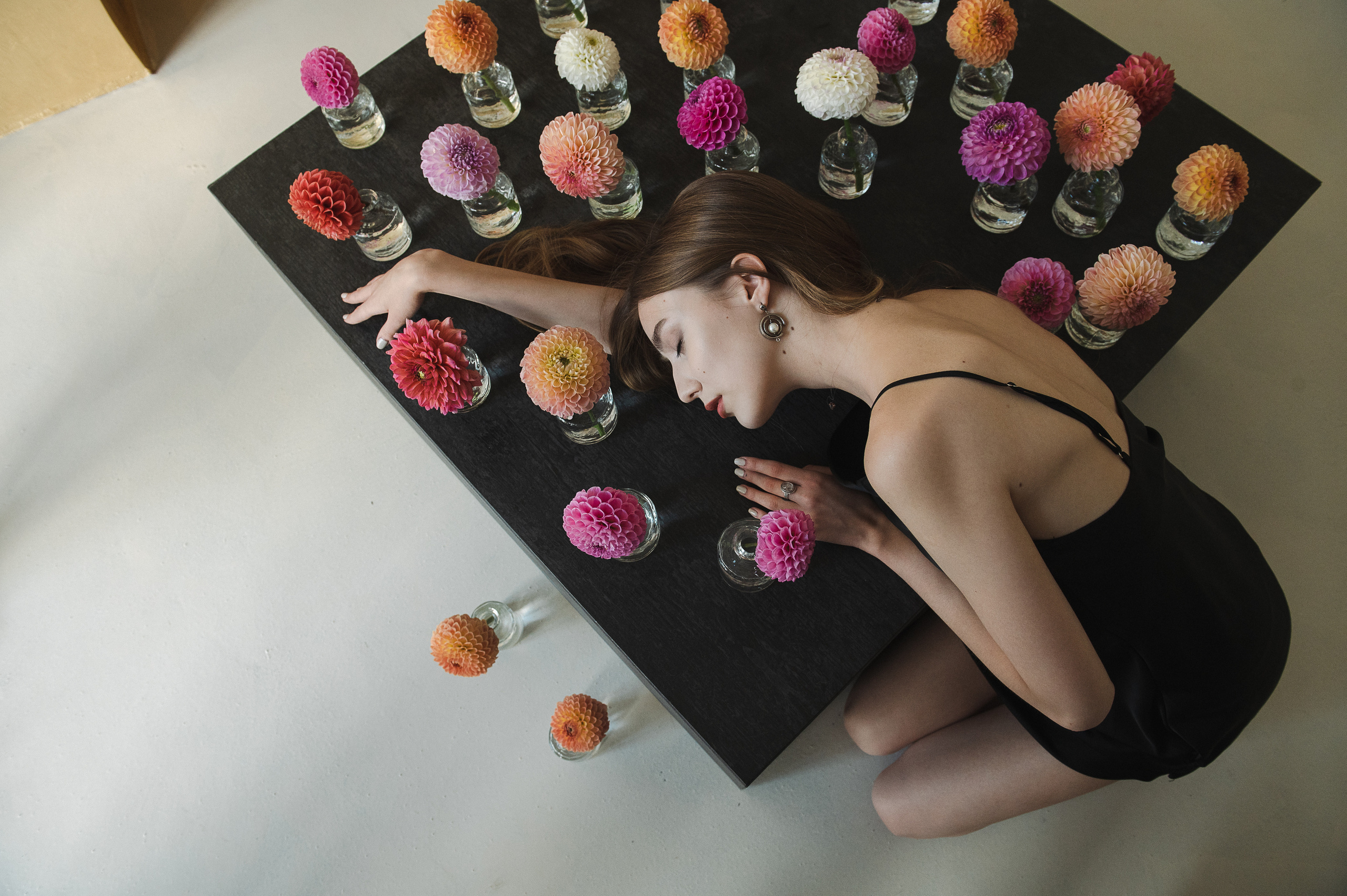 Портретная фотосъемка в студии. Екатерина Бакурова — контент фотограф, женский фотограф в Краснодаре