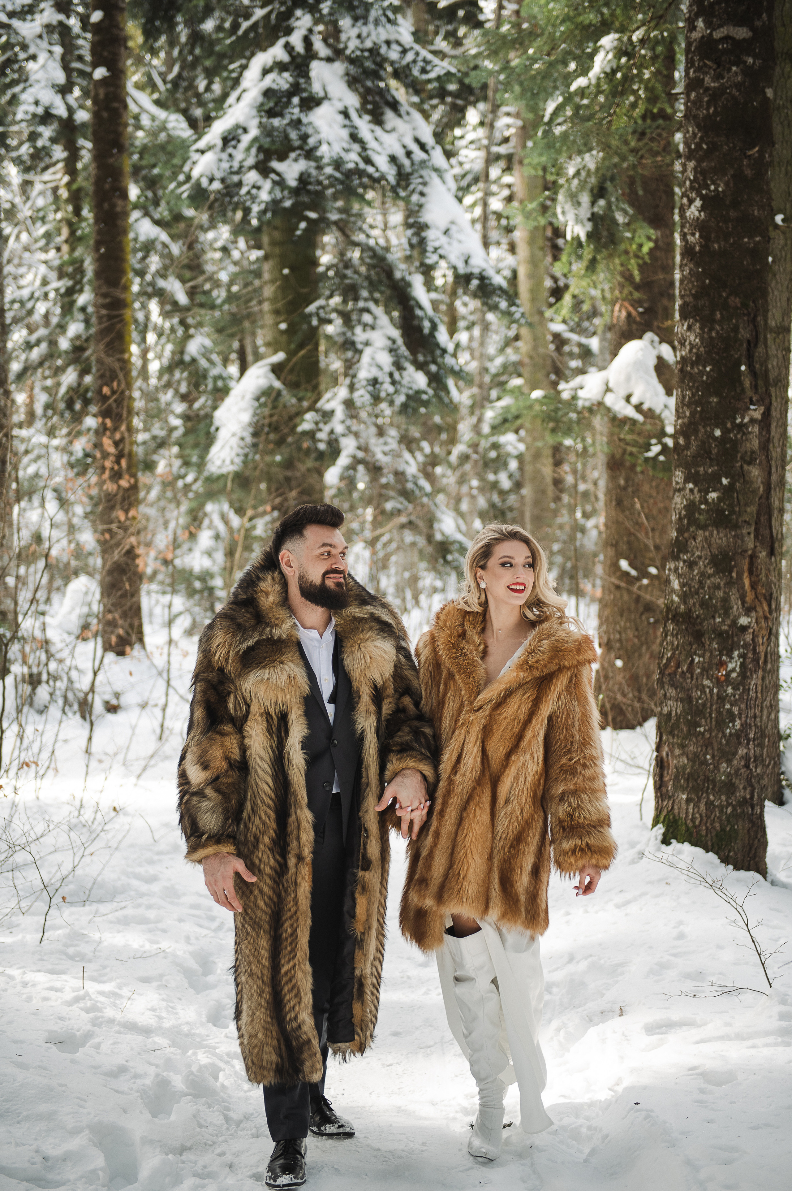 Влад и Лиза. Зимняя свадебная съемка. Екатерина Бакурова — контент фотограф, женский фотограф в Краснодаре