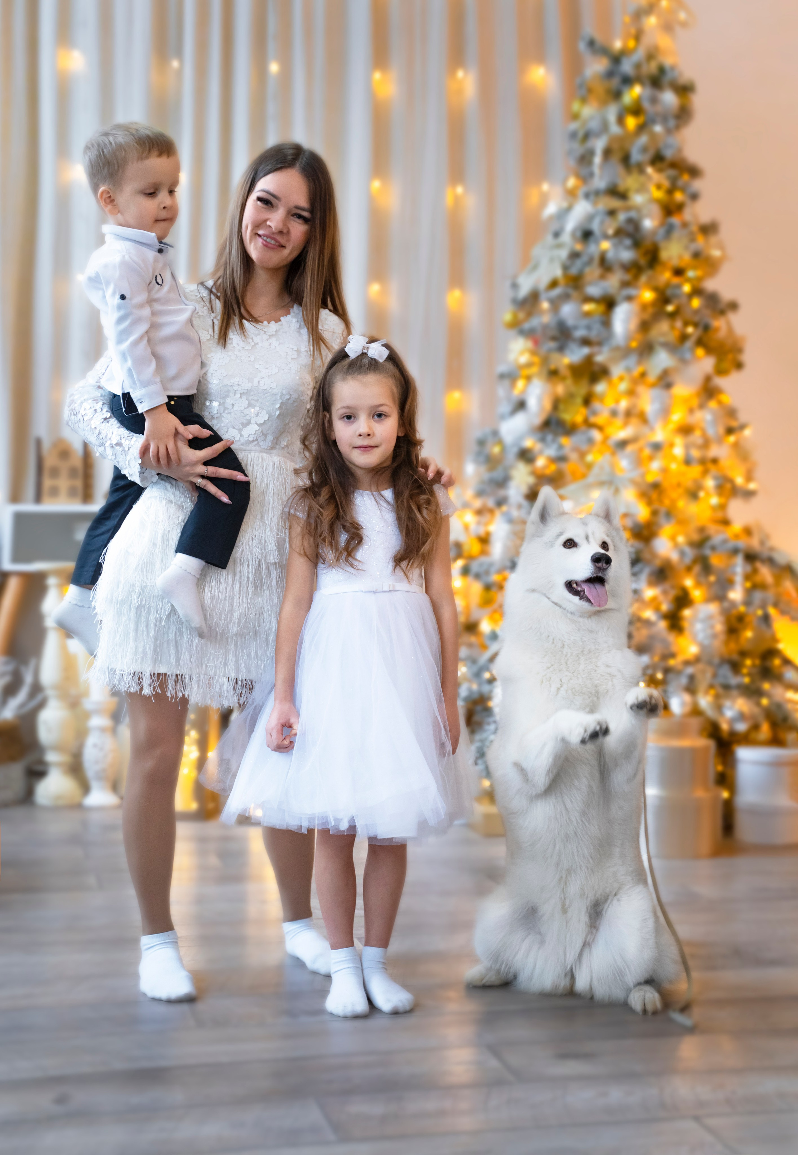 Детки и хаски. Фотограф в Москве Ленарская Дарья