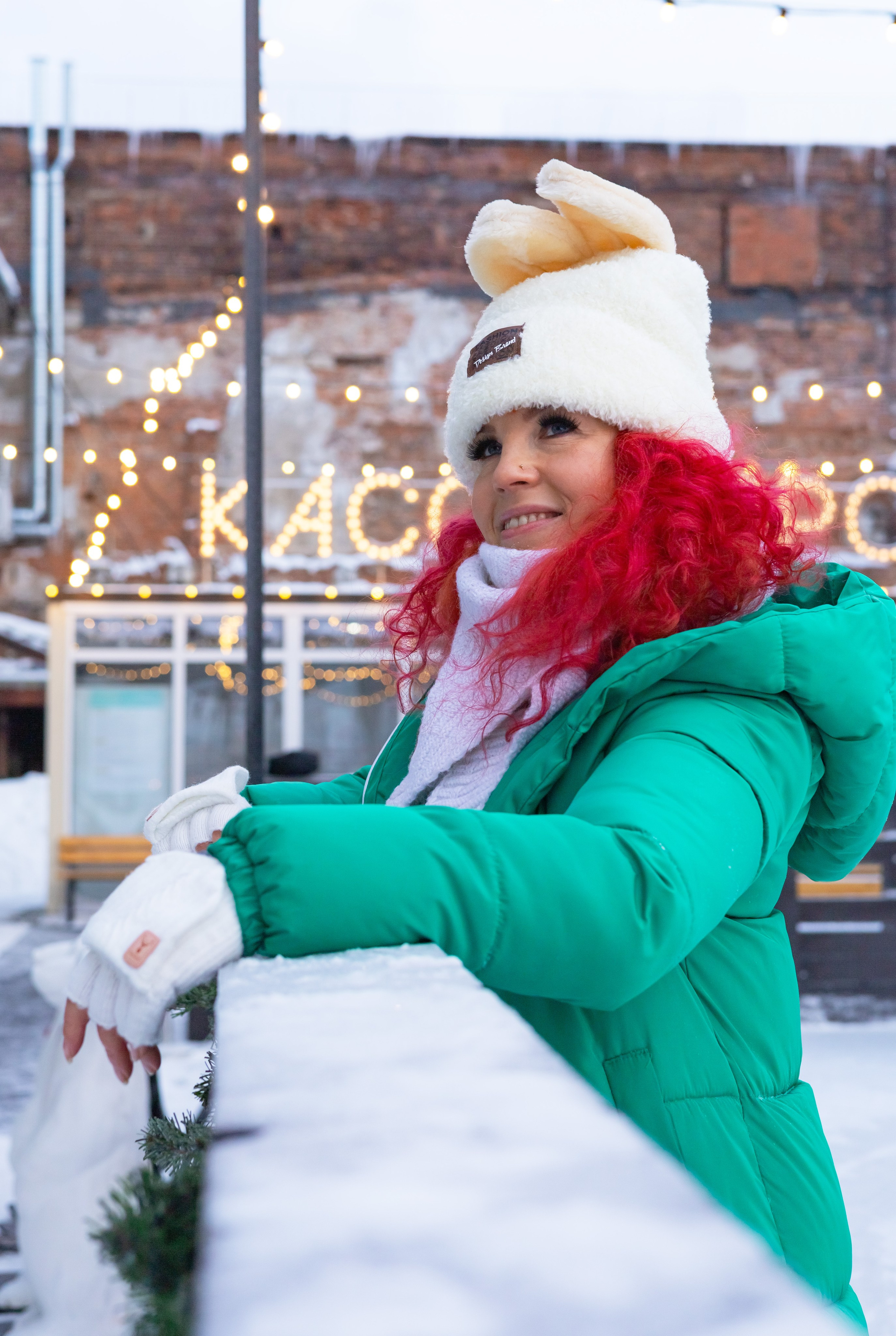 Алена. Зимняя фотопрогулка. Культурный квартал «Брусницын». Портретный фотограф Панферова Регина г. Санкт-Петербург, г. Казань