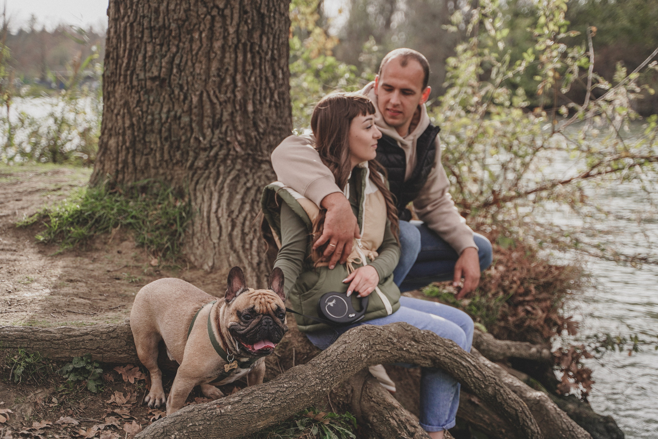 Фотосессия с собакой в Солнечном острове. Семейный и женский фотограф в Краснодаре Анастасия Приймак