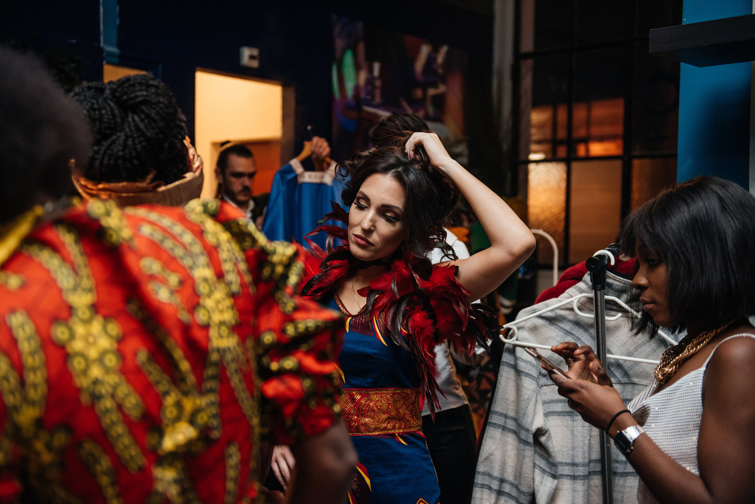 Fashion show ClierxterEvents à Genève (backstage). Photographe en Suisse et en Europe Anna Alekseenko