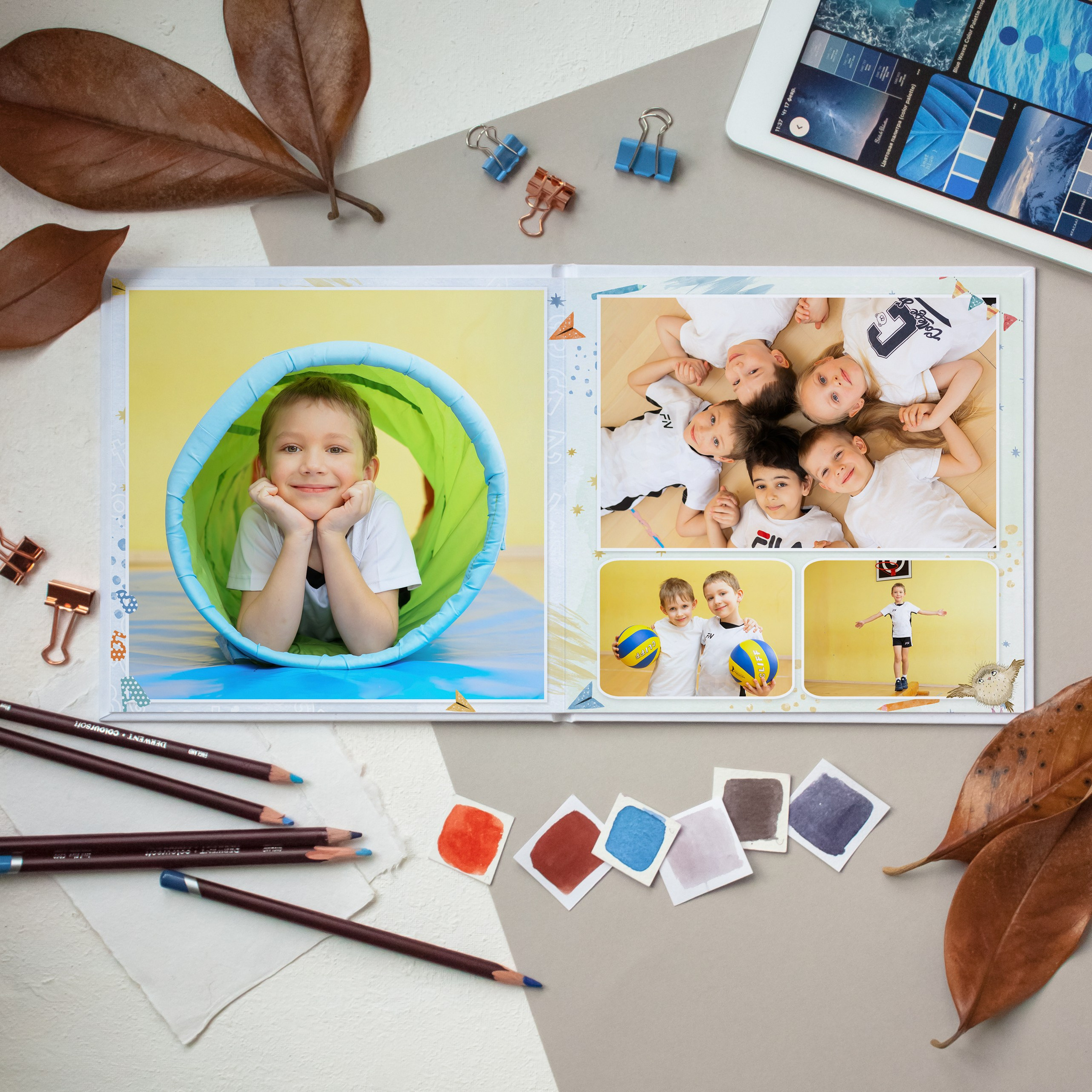 Примеры альбомов в Детский сад. Фотограф г. Москва Олеся Пантелеева