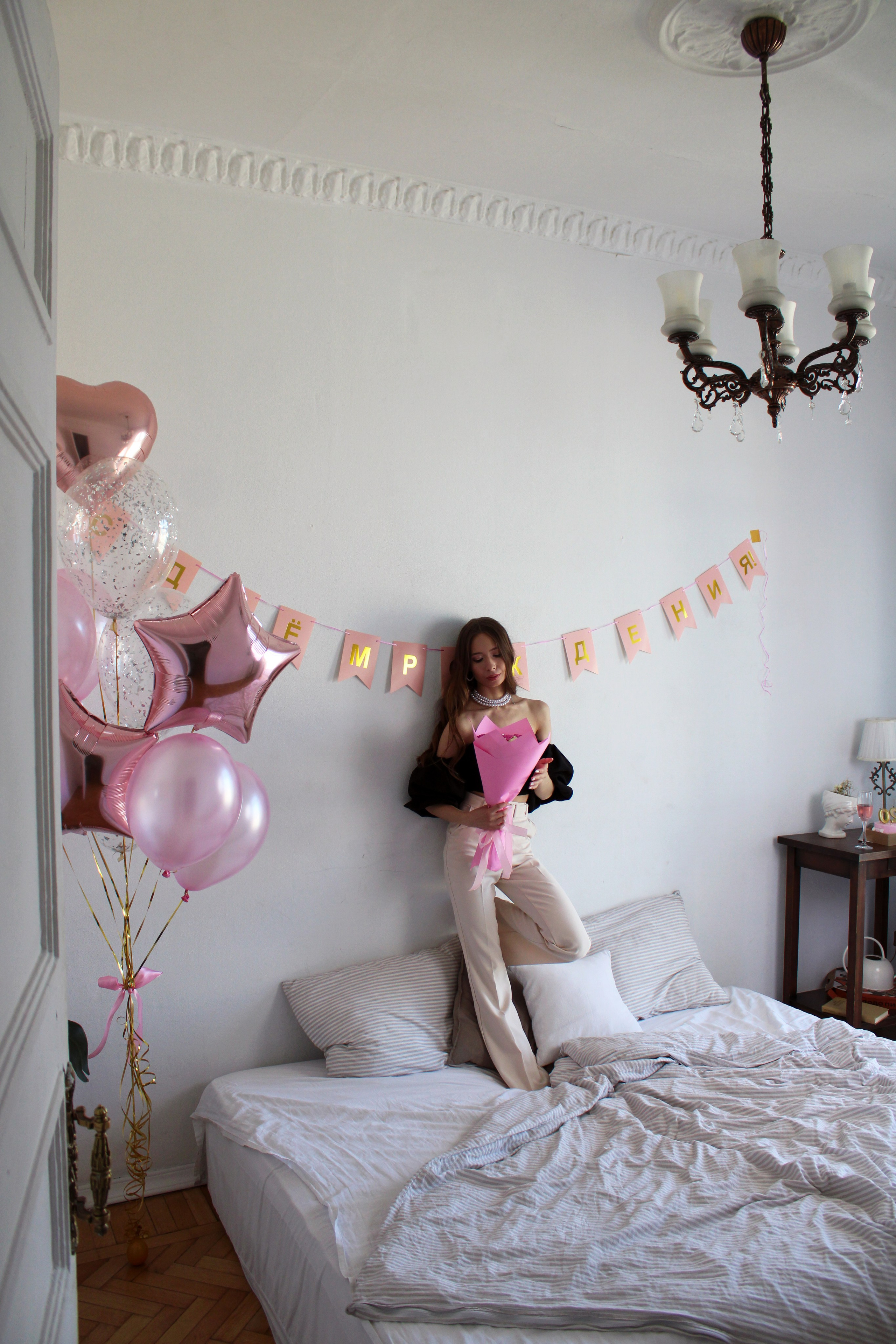 День рождения (студия). Женский портретный фотограф в Москве Анастасия Карпова