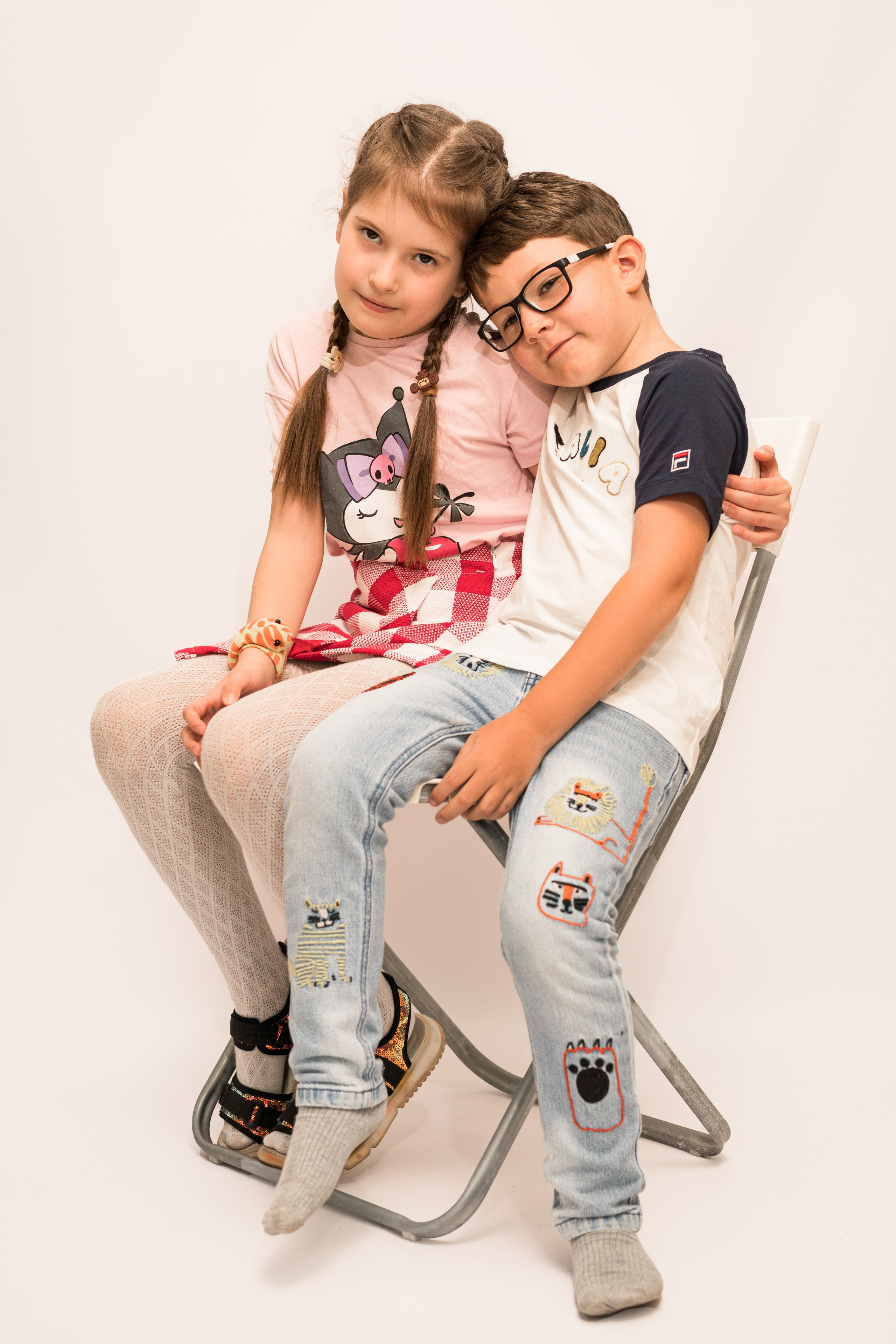 Детский сад, портреты белый фон. Фотограф Шунова Саша