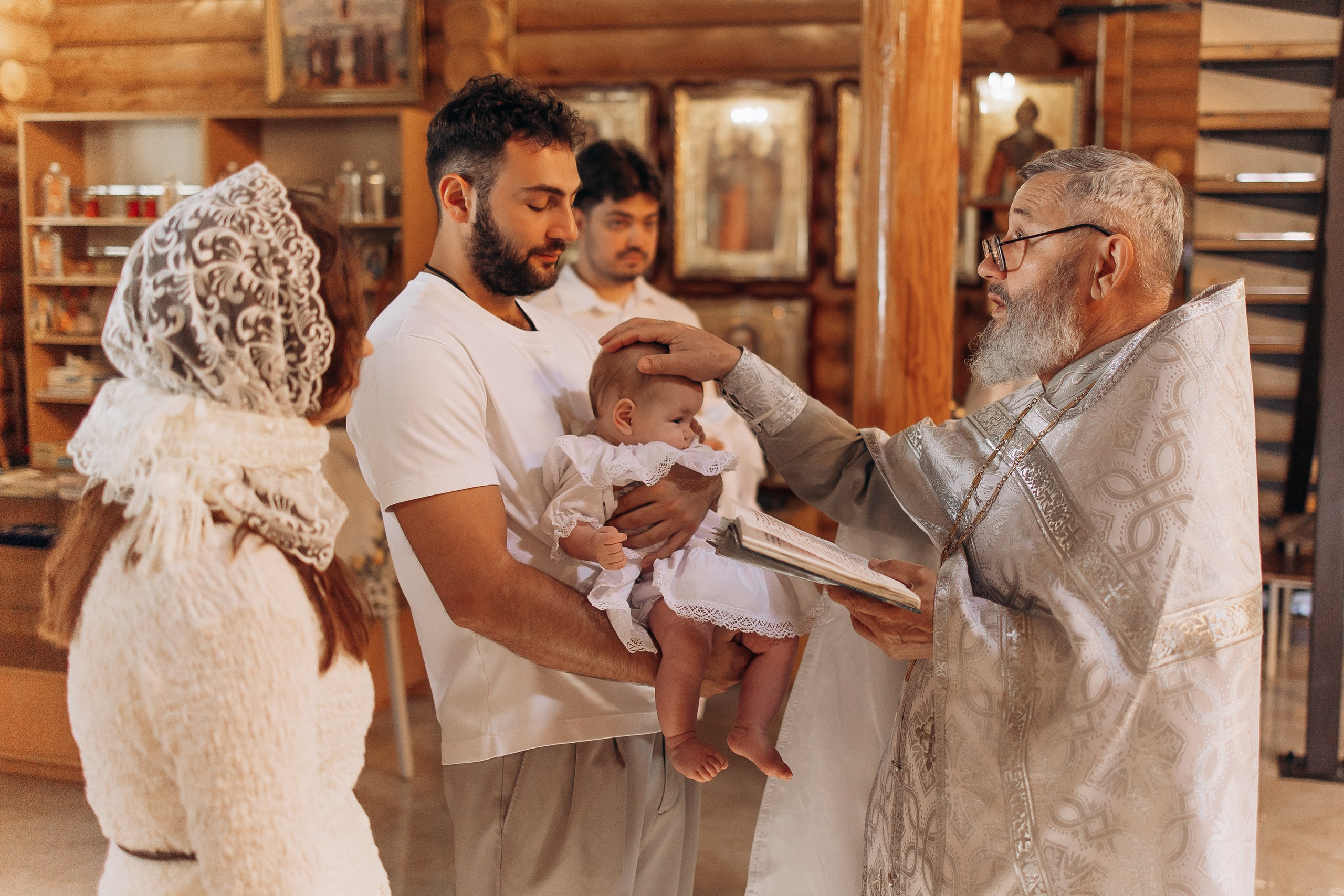 Таинство Крещения Татии. Семейный фотограф в Краснодаре Храмова Анна