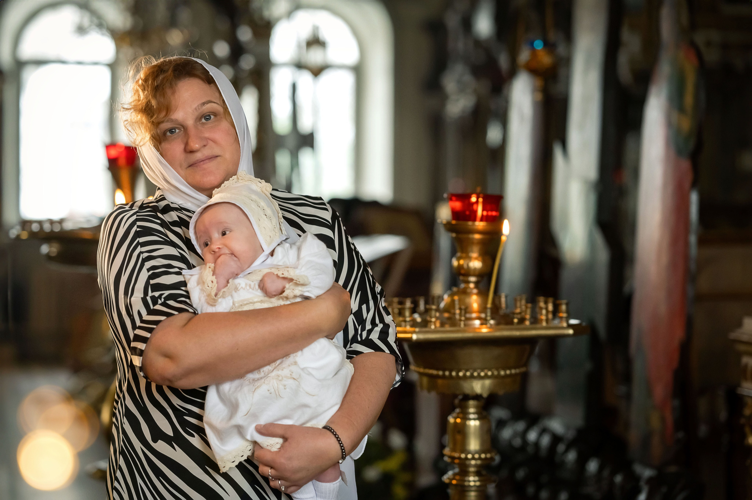Крещение Ангелины. Семейный фотограф в г. Воскресенск Наталия Молева