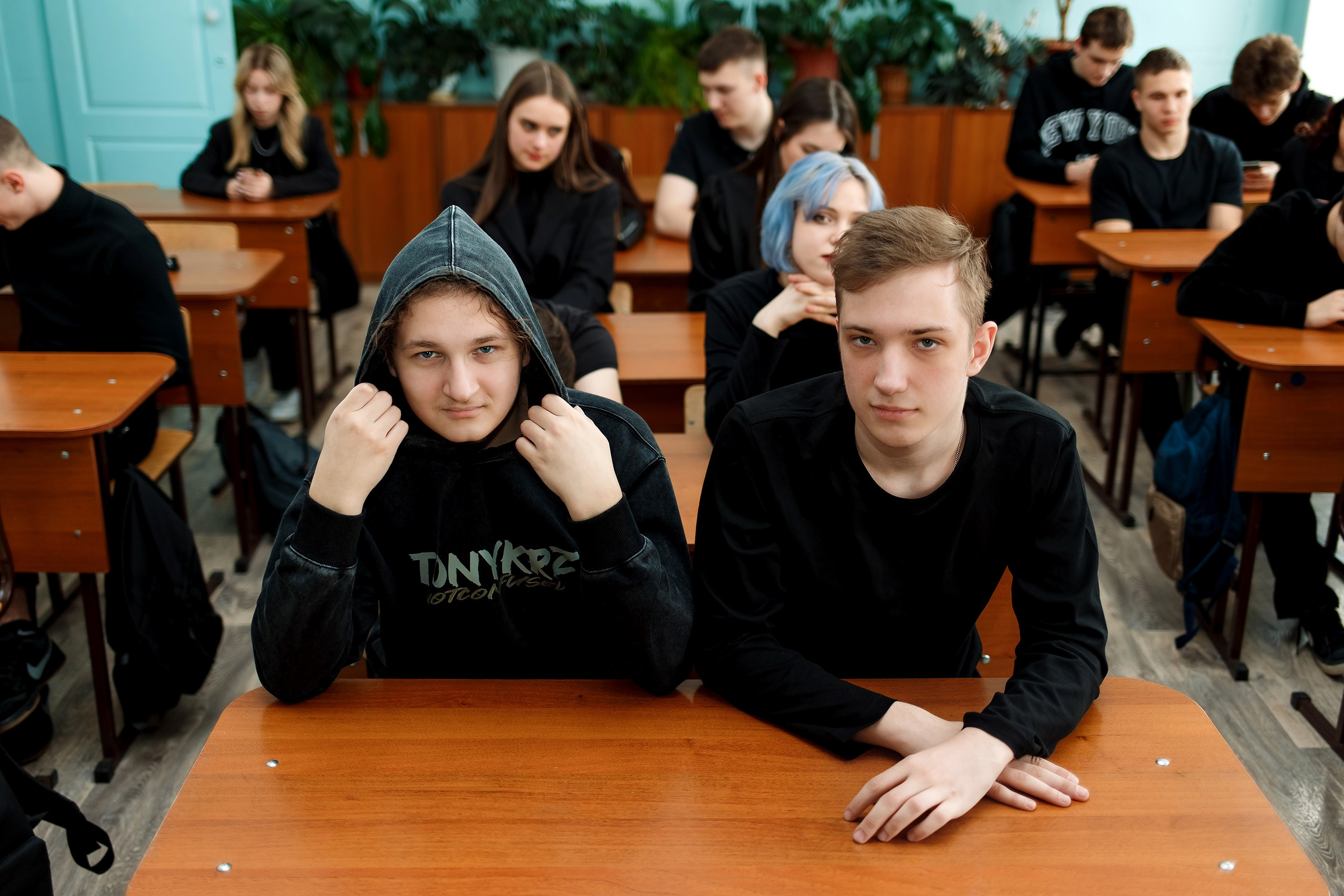 11 класс съемка в школе. Фотограф Любовь Корниенко, Примоский край